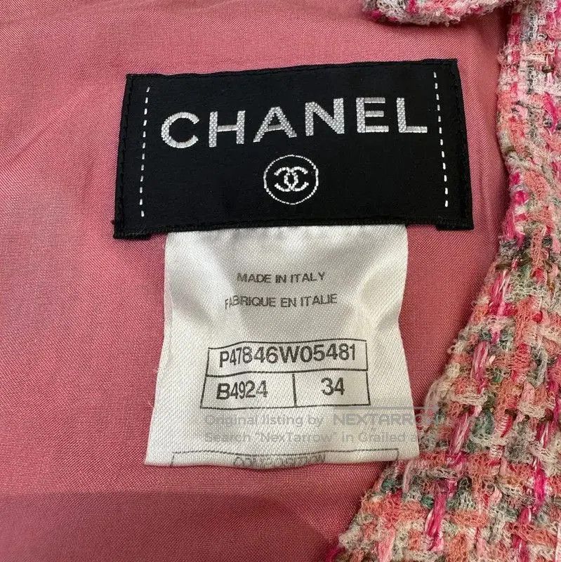Chanel Chanel Pink Sleeveless Dress with Unique Texture . Size XS / US 0-2 / IT 36-38 - 5 Thumbnail