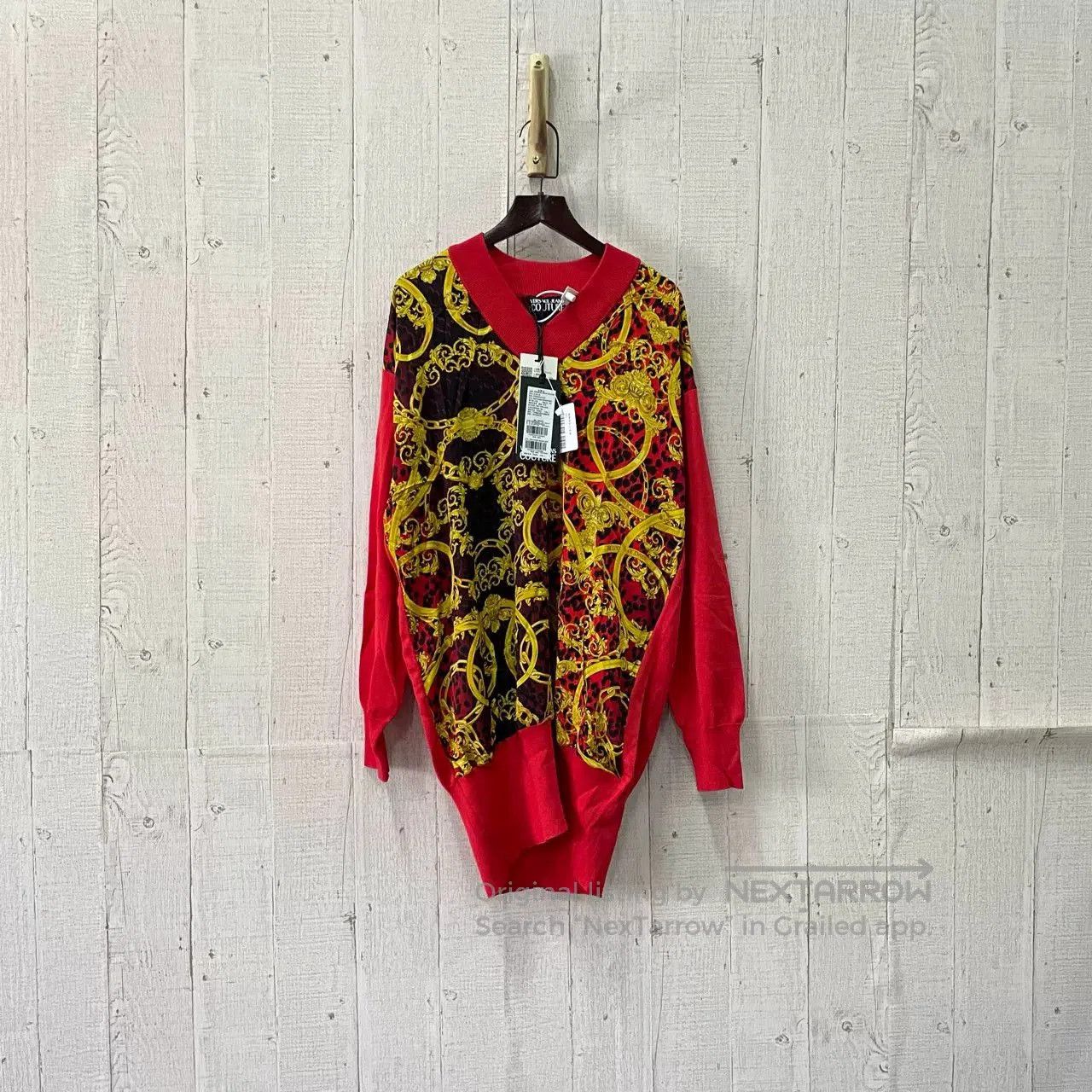 Versace VERSACE Floral Knit Sweater. Size XS / US 0-2 / IT 36-38 - 1 Thumbnail
