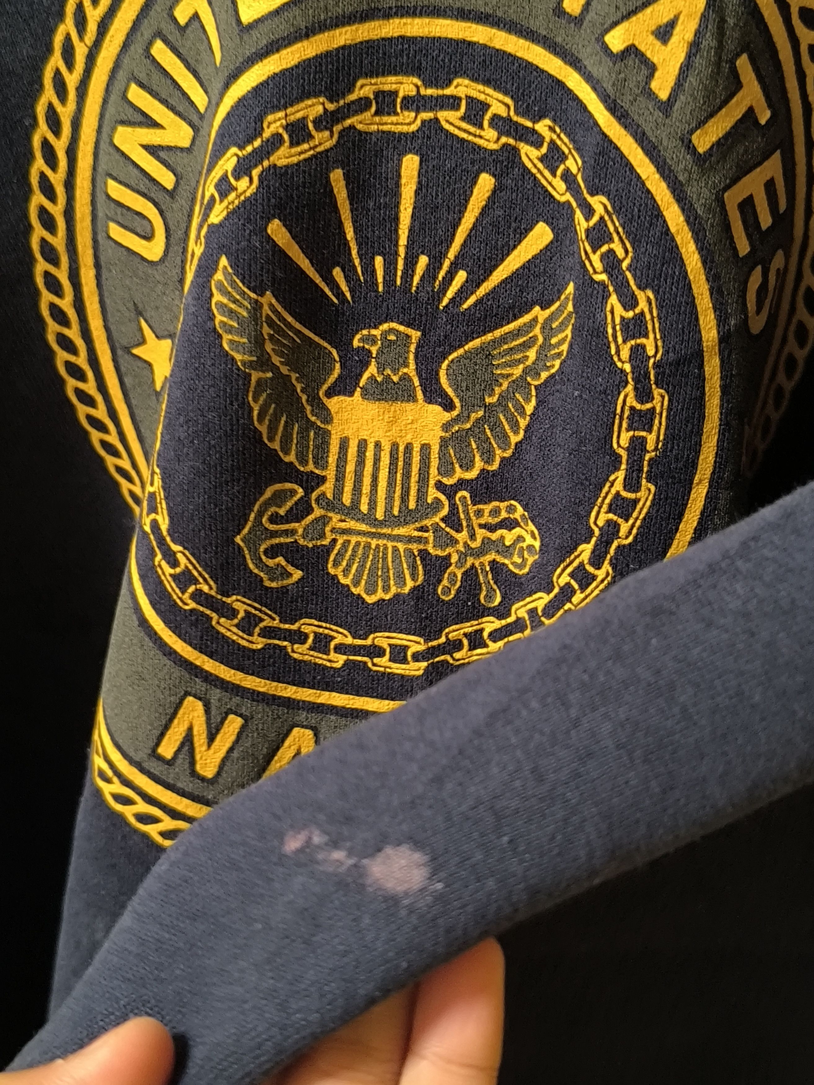 Other VINTAGE US NAVY HOODIE Size US XL / EU 56 / 4 - 7 Thumbnail