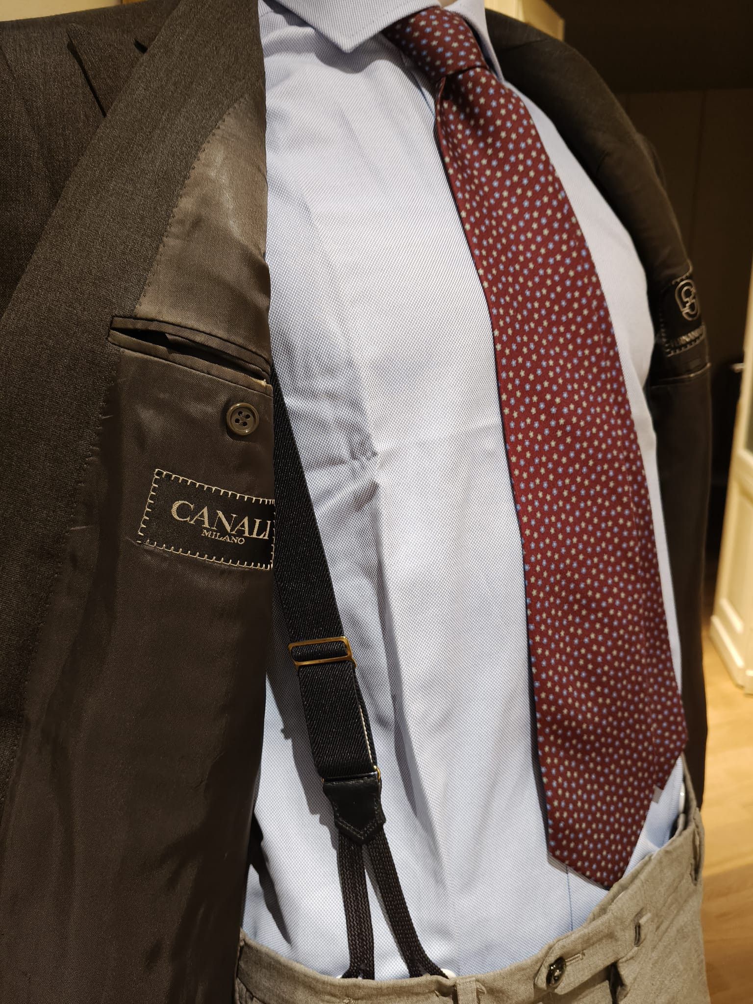 Canali Canali sartorial double breasted 4×1Jacket made in Italy Size 48S - 1 Thumbnail