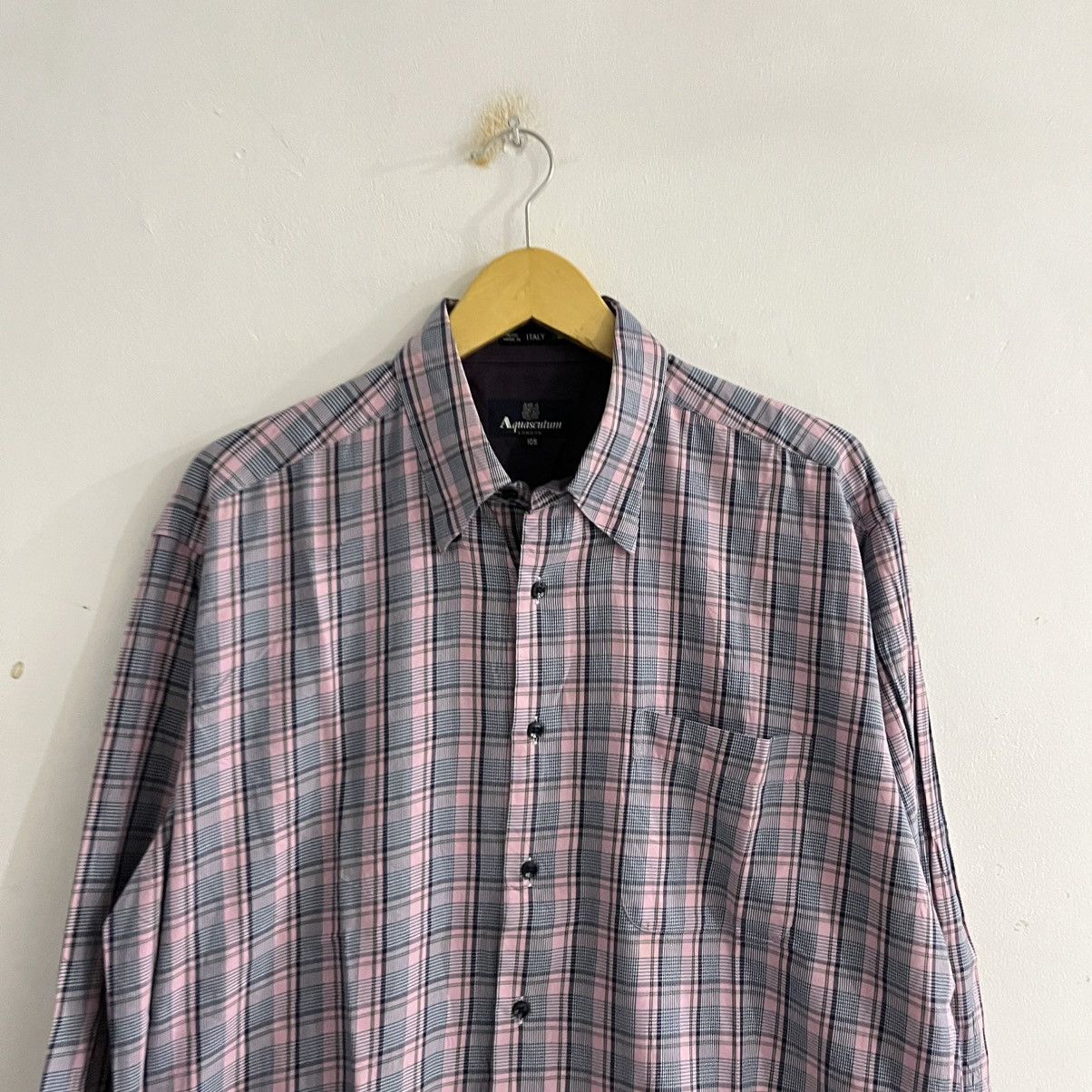 Aquascutum Aquascutum Plaid Button Up Size US L / EU 52-54 / 3 - 2 Thumbnail