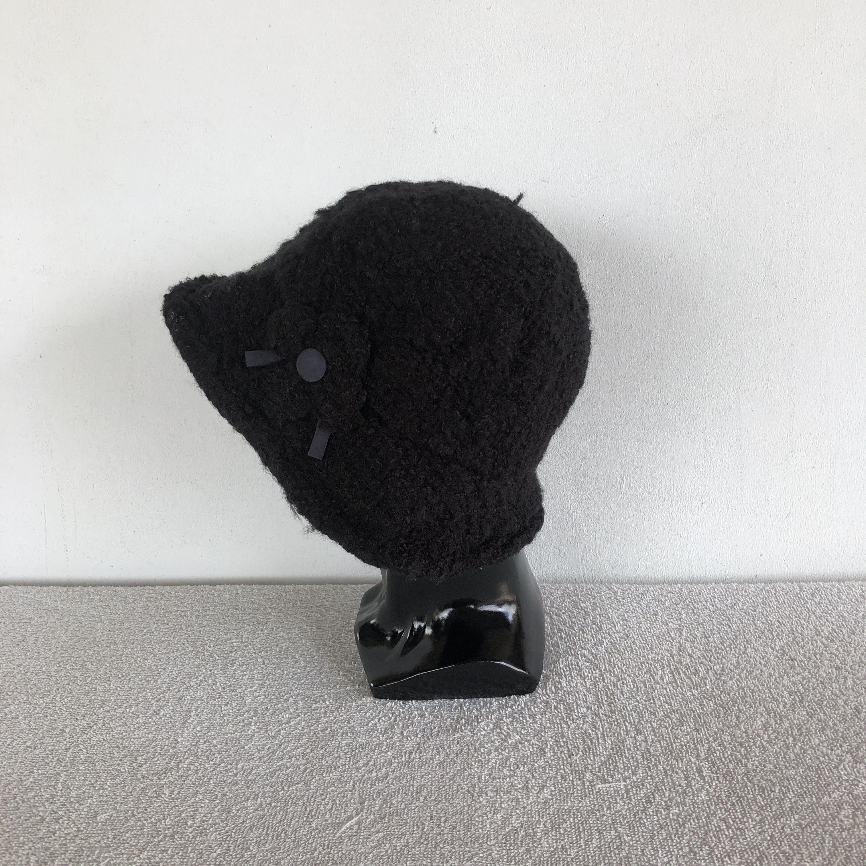 Japanese Brand Vintage 90s Marie Claire Fleece Hats Beanie Snow Caps Size ONE SIZE - 4 Thumbnail