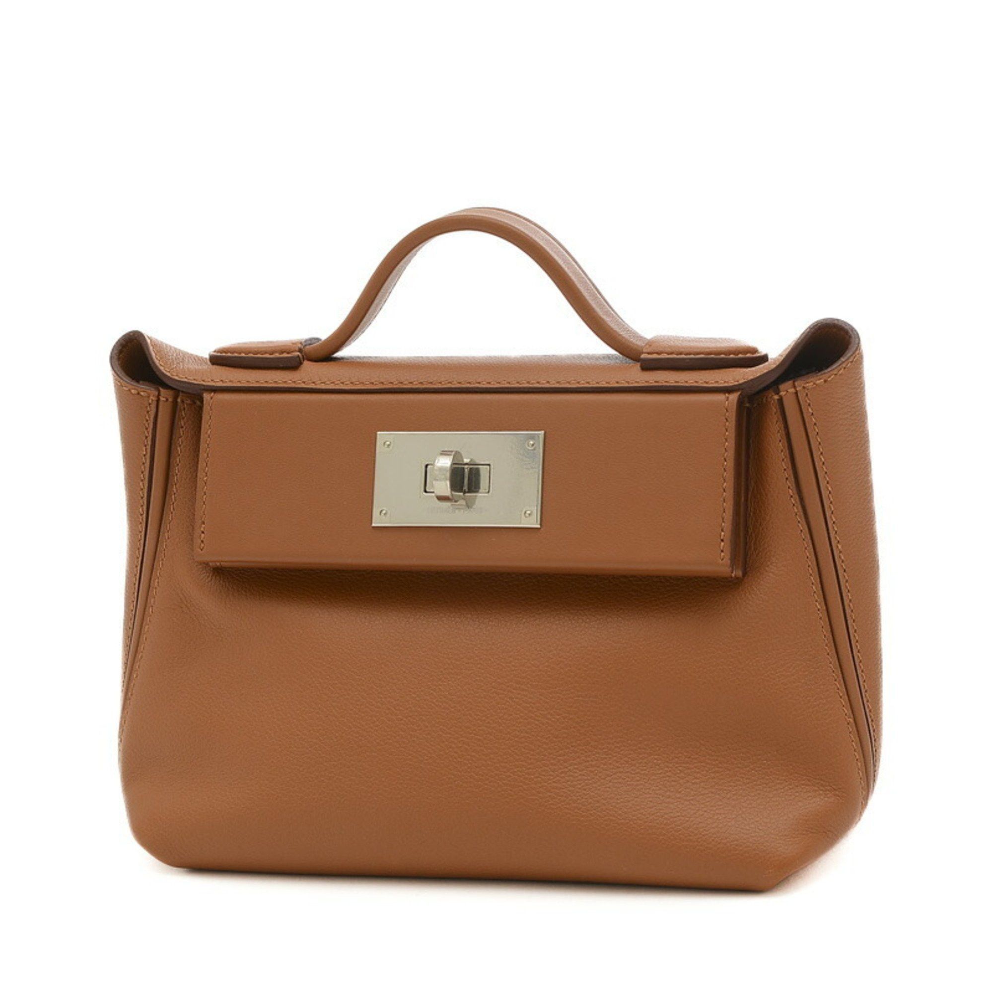 image of Hermes Sac Van Quatre 24 21 Swift Evercolor Gold B Engraved, Women's