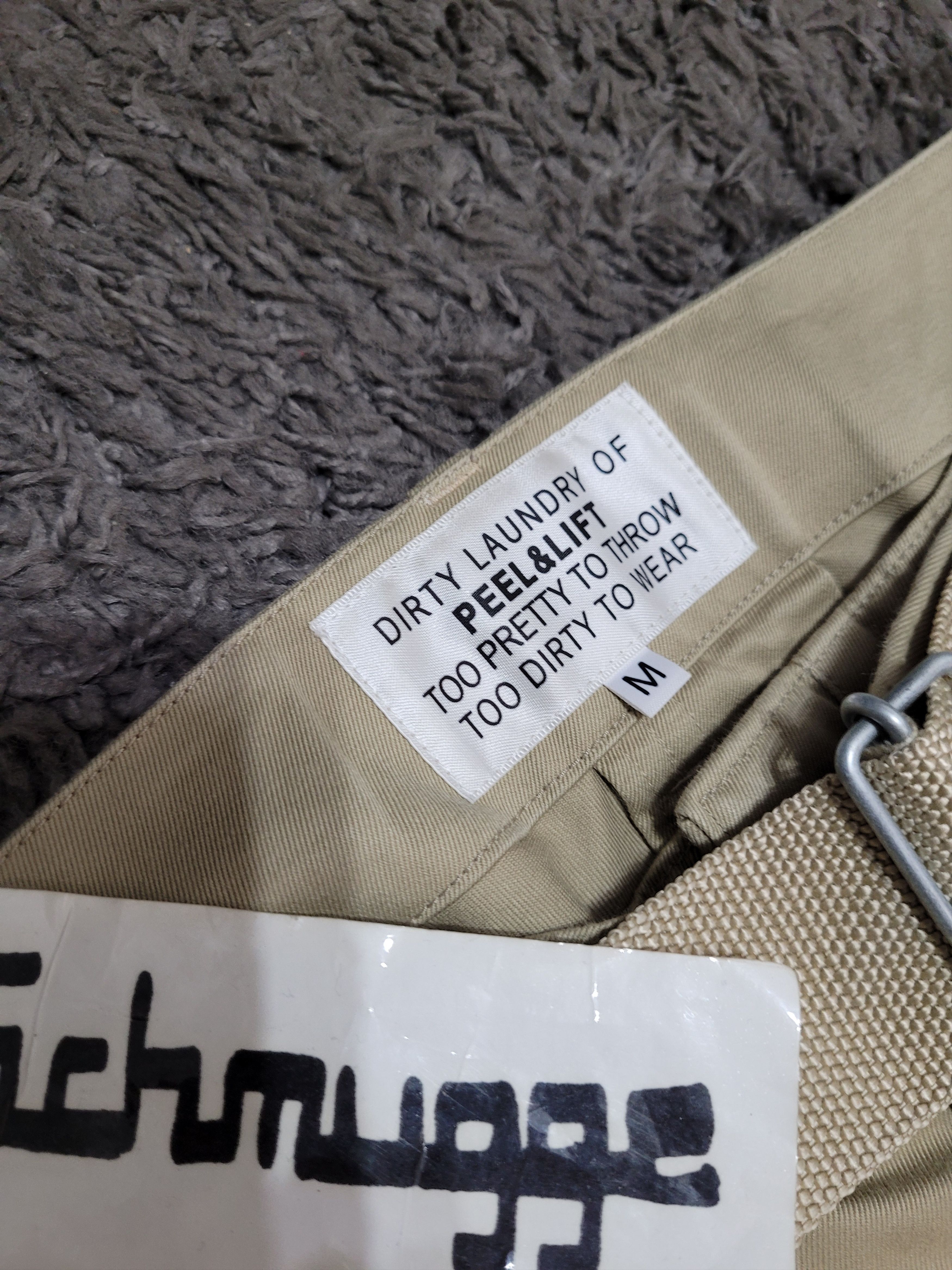 PEEL&LIFT PEEL&LIFT KHAKI CHINO BONDAGE TROUSERS PANTS MODERN BEIGE Size US 34 / EU 50 - 3 Thumbnail