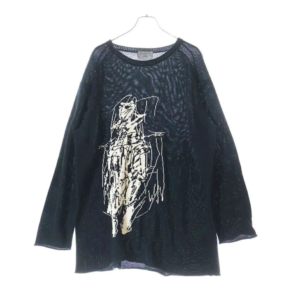 Yohji Yamamoto Yohji Yamamoto POUR HOMME 20SS / Crew neck A / Knit sweater Size US L / EU 52-54 / 3 - 1 Thumbnail