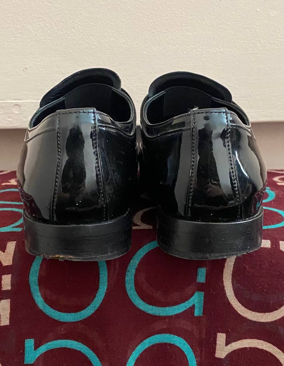 Prada × Tom Ford 🖤 Prada Black Patent Leather Slip Ons Never Worn Size US 5 / EU 37 - 7 Thumbnail