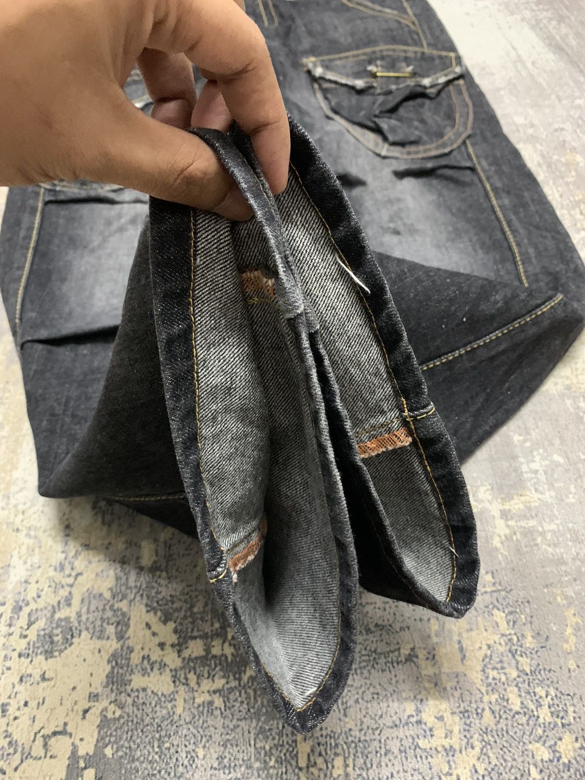 Edwin Edwin 505 ifsixwasnine Style Cargo Flared Jeans W31x30 Size US 31 - 8 Thumbnail