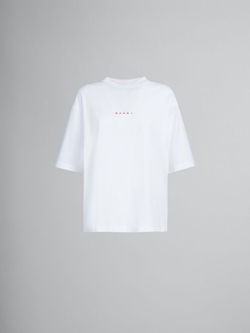 Marni o1f1d3z0625 T-Shirt in White Size M / US 6-8 / IT 42-44 - 1 Thumbnail