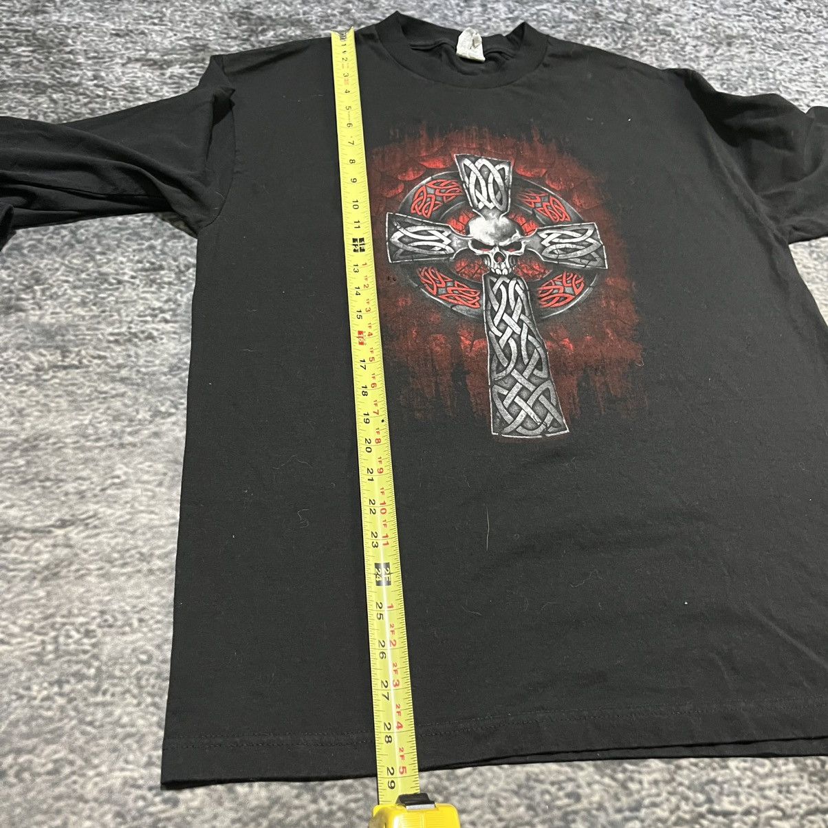JNCO Vintage Y2K JNCO Style Skull Cross Shirt Longsleeve Grunge Size US L / EU 52-54 / 3 - 12 Thumbnail