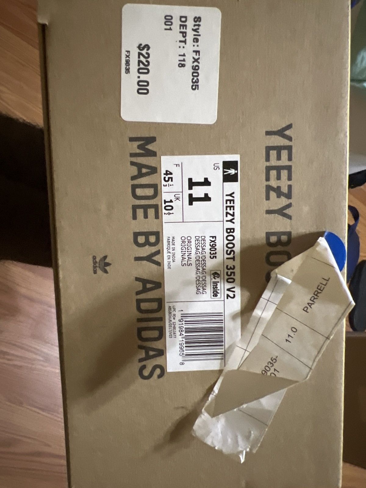 Adidas × Yeezy Sage Size US 11 / EU 44 - 7 Thumbnail
