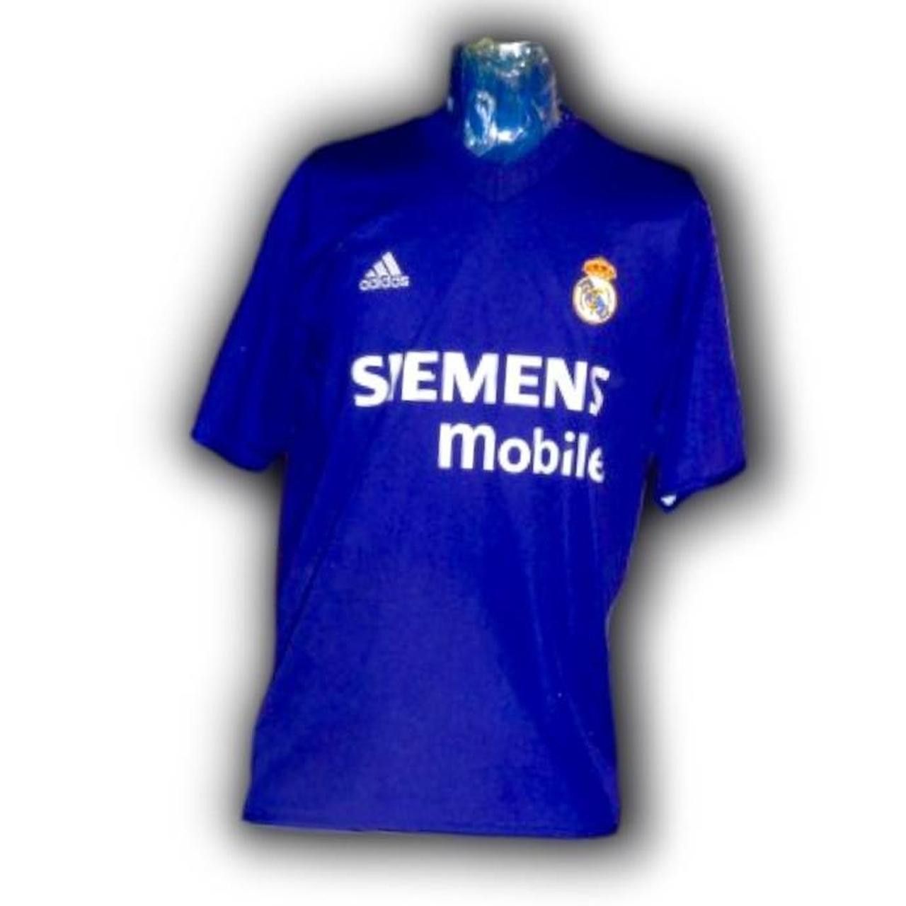 Adidas Real Madrid 2001 2002 Third Anniversary Shirt Camiseta Size US L / EU 52-54 / 3 - 4 Thumbnail