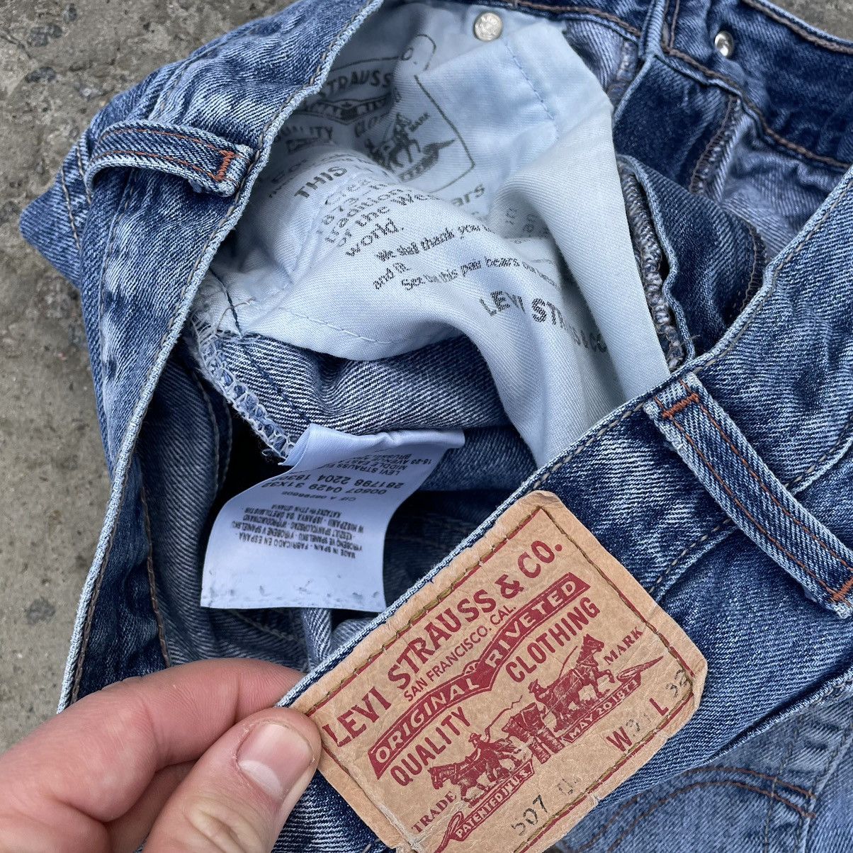 Levi's Vintage Clothing × Vintage Vintage Levi’s 507 Jeans W31xL32 Pants 90s Y2K USA Size US 31 - 13 Thumbnail