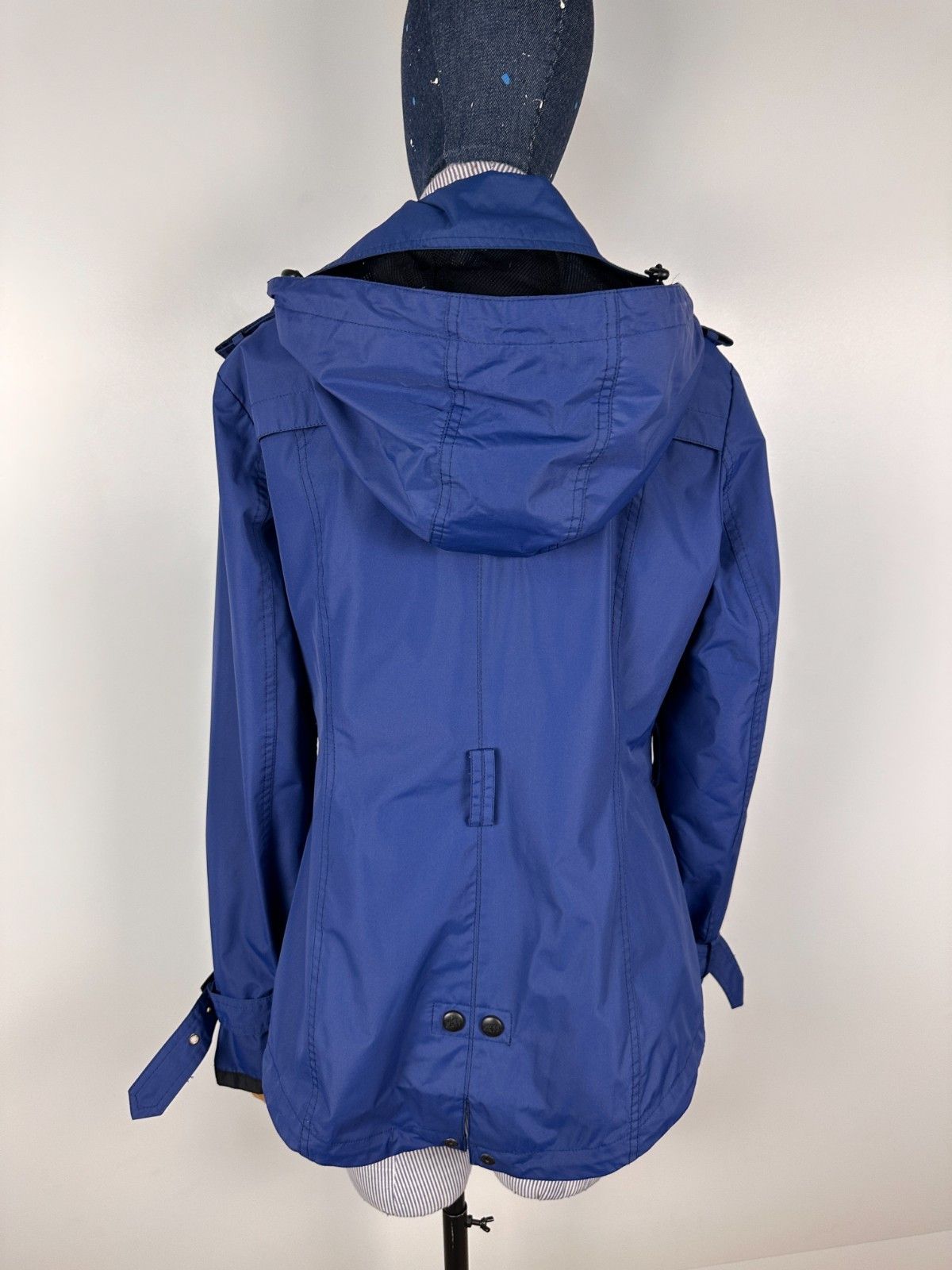 Miss Sixty Miss Sixty Crop Trench Coat Womens Blue Size M Size M / US 6-8 / IT 42-44 - 7 Thumbnail