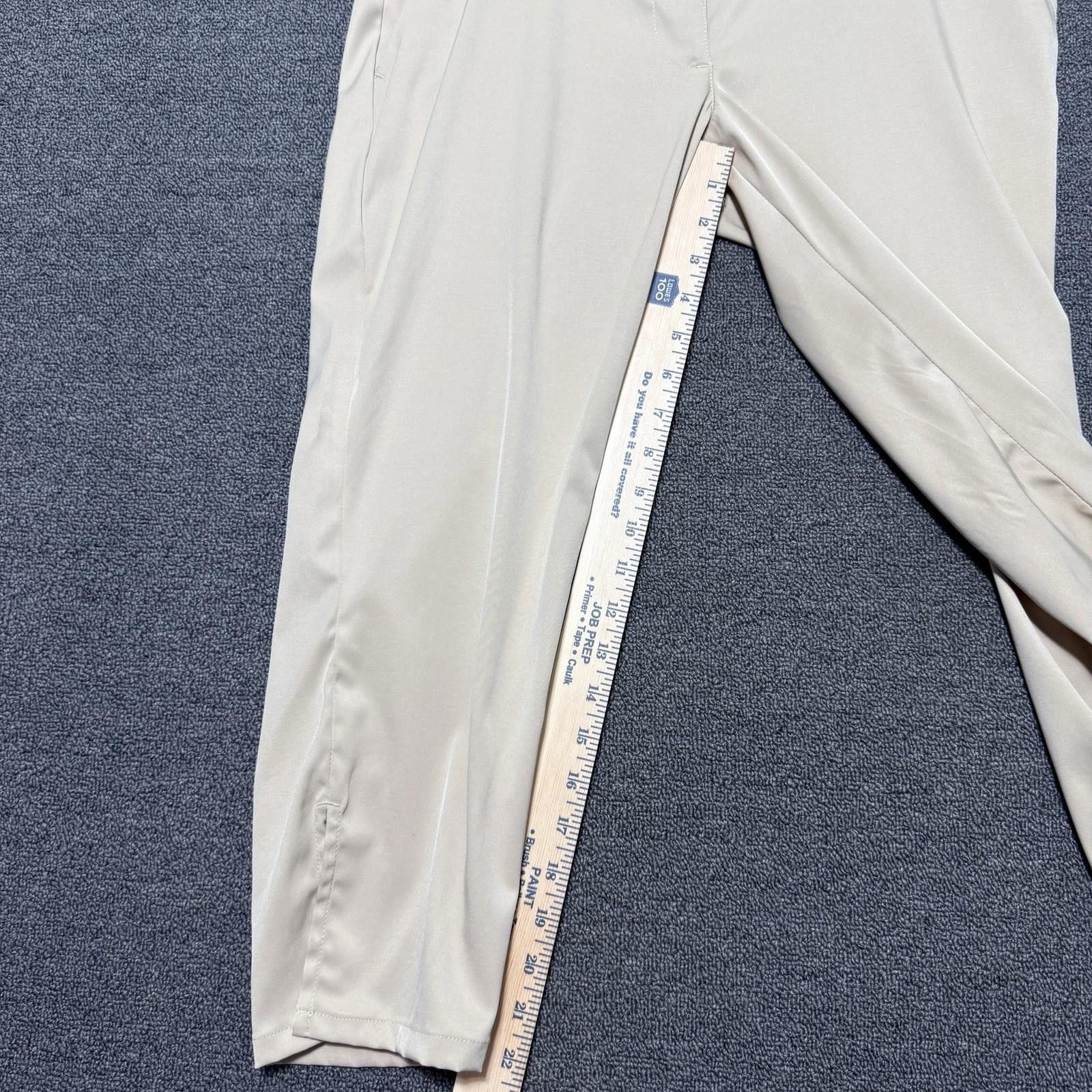 Antigua Antigua Desert Dry Khaki Golf Pants Womens 8 Cropped Stretch Size 30" / US 8 / IT 44 - 4 Thumbnail
