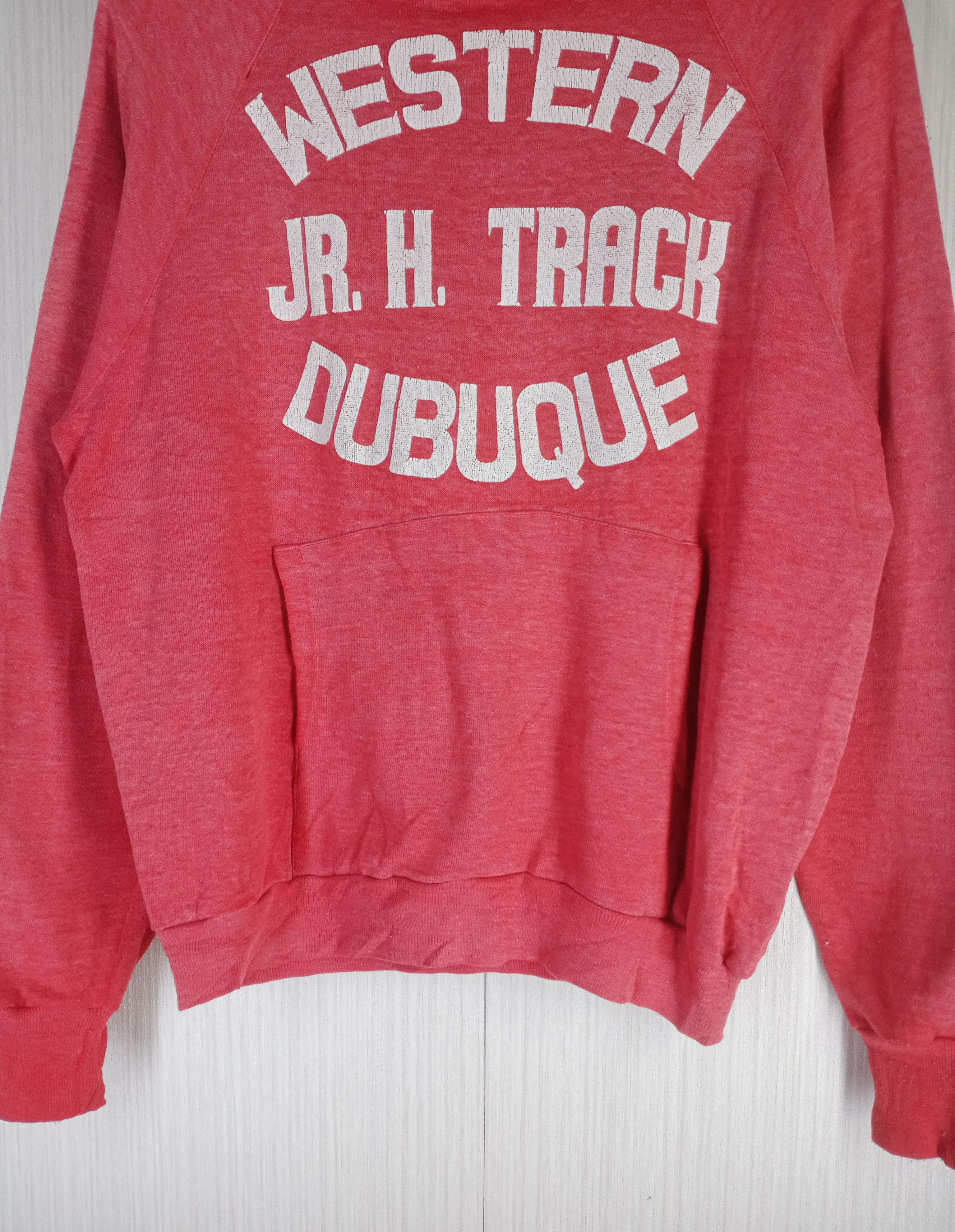 Other Rare Vintage 80s Western Jr. H. Track Dubuque Hoodie Size US M / EU 48-50 / 2 - 3 Thumbnail
