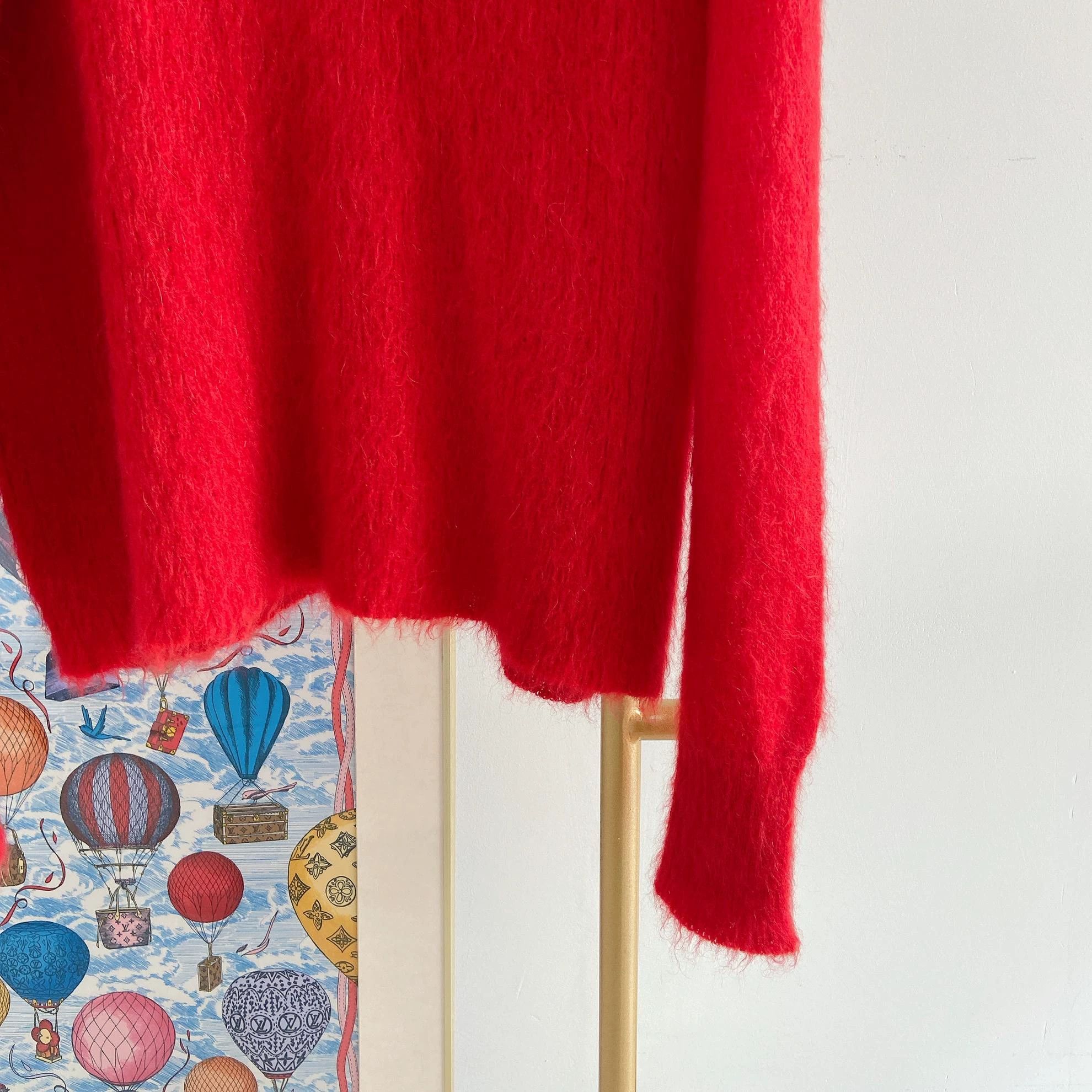 Miu Miu MIU MIU Red Knit Top 40 Size S / US 4 / IT 40 - 4 Thumbnail