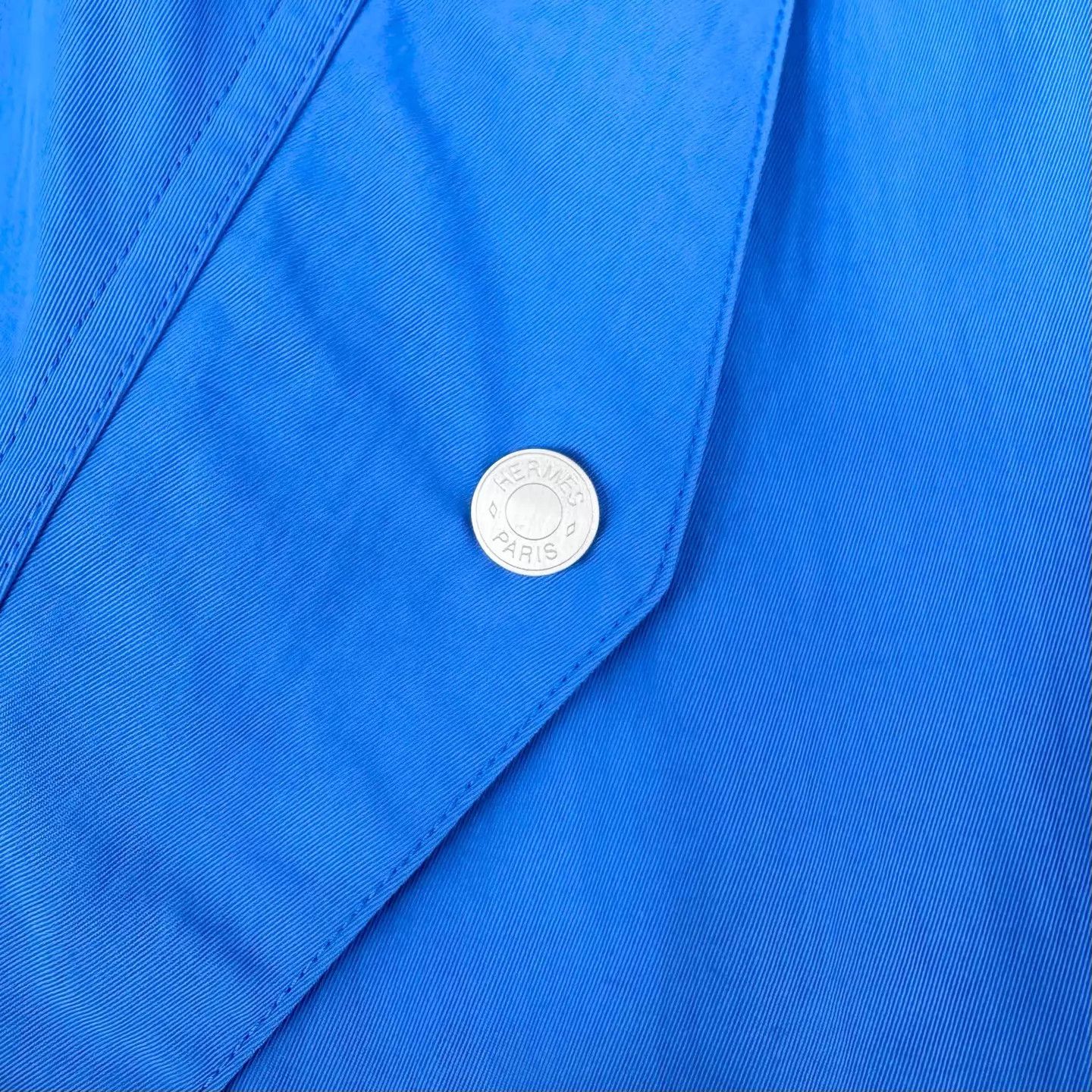 Hermes Hermes Rare Blue Tech Fabric Hooded Jacket 48 EU Size US M / EU 48-50 / 2 - 5 Thumbnail