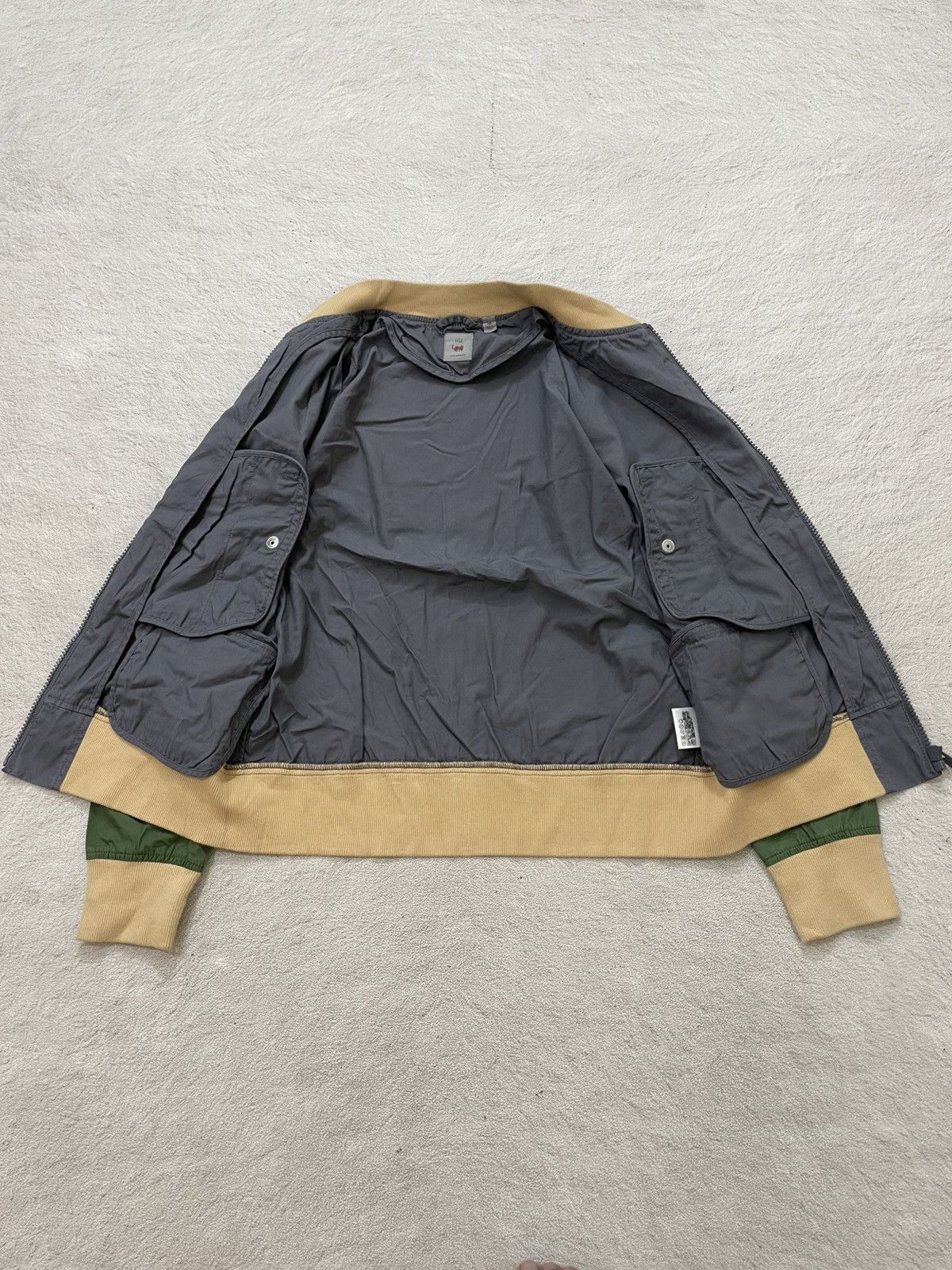 Undercover Under Cover Color Block Bomber Jacket Grey Green Y2K If6was9 Size US S / EU 44-46 / 1 - 6 Thumbnail