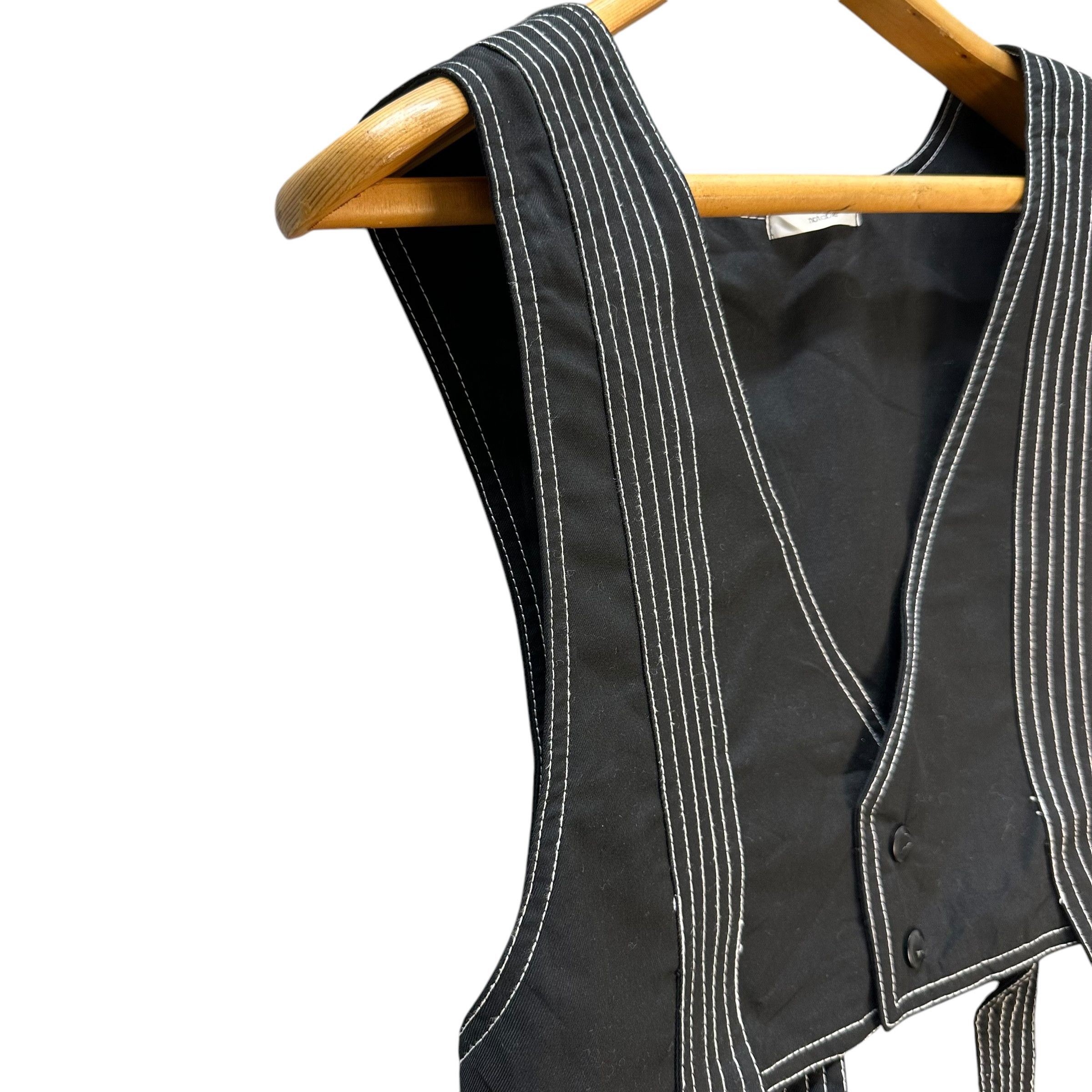 Japanese Brand NOTABLE Functional Cargo-Style Vest Workwear #A77-1876 Size US M / EU 48-50 / 2 - 4 Thumbnail