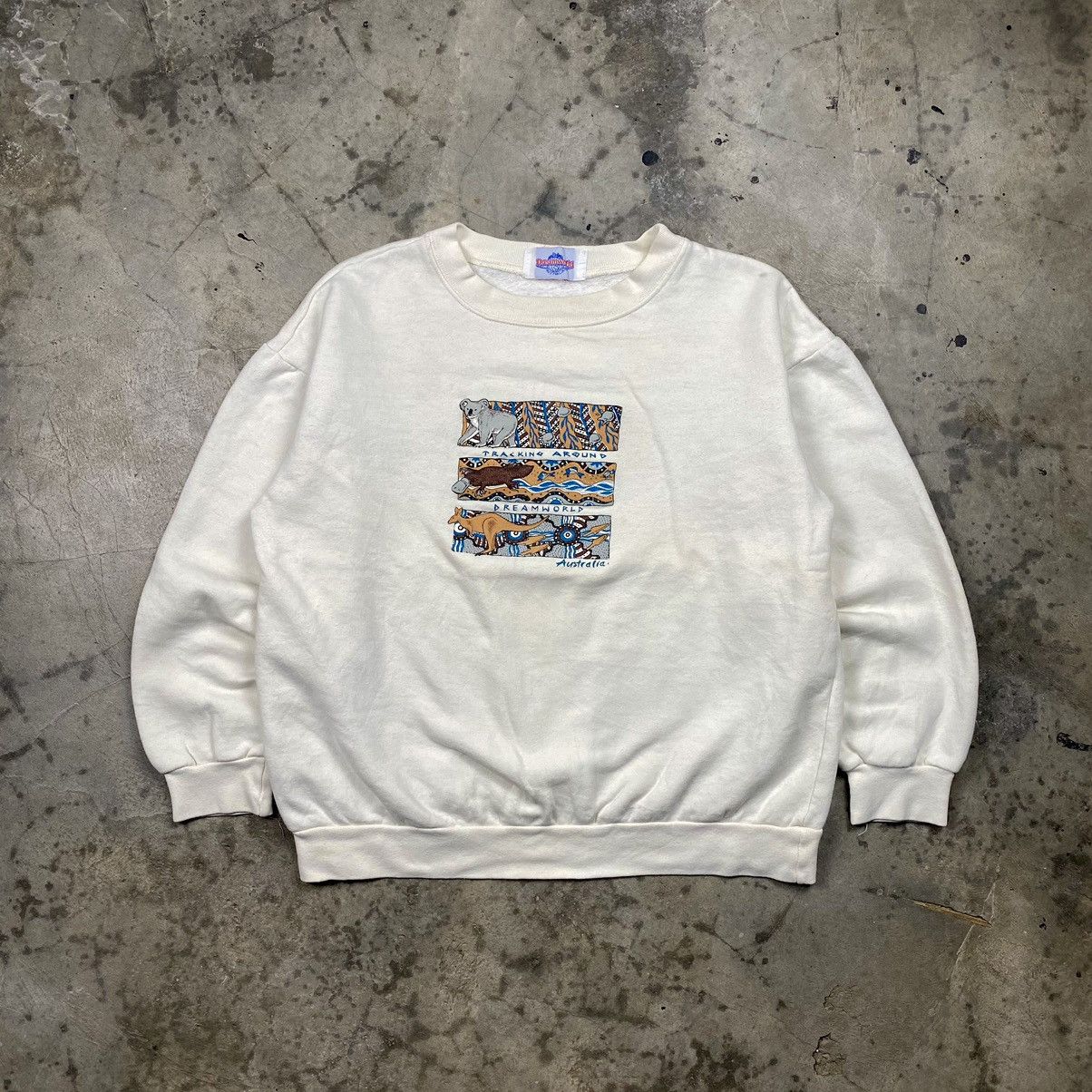 Vintage 90s Dreamworld Australia Boxy Crewneck Size M / US 6-8 / IT 42-44 - 1 Thumbnail