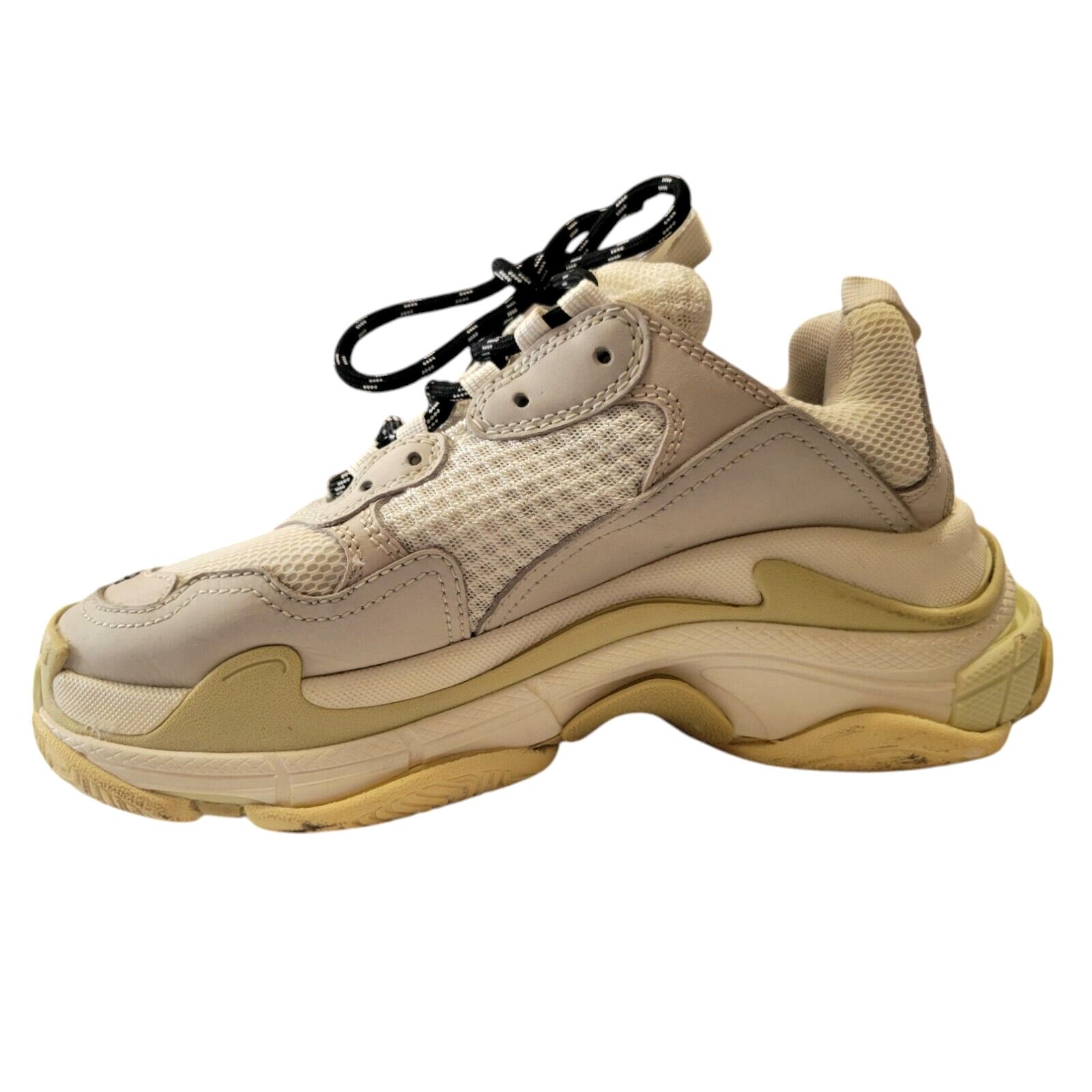 Balenciaga BALENCIAGA Men Sneakers Triple S White Size EU 38 / US 8 Size US 8 / EU 41 - 1 Thumbnail