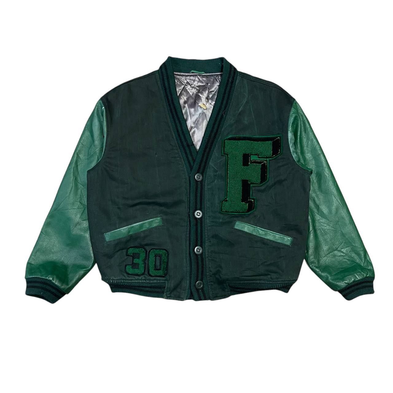 Japanese Brand Vintage Varsity Jacket Cardigan Size US M / EU 48-50 / 2 - 1 Thumbnail