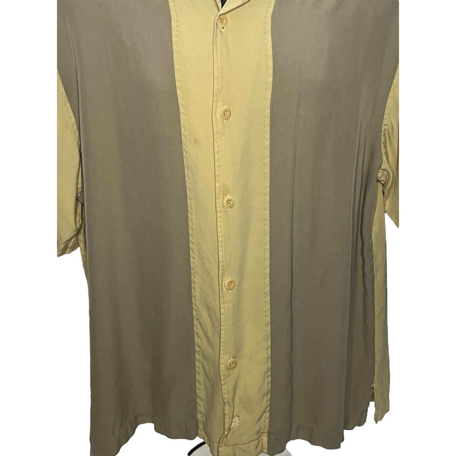 Nat Nast Nat Nast Originals Silk Shirt Yellow Short Sleeve Button Up Size US L / EU 52-54 / 3 - 6 Thumbnail