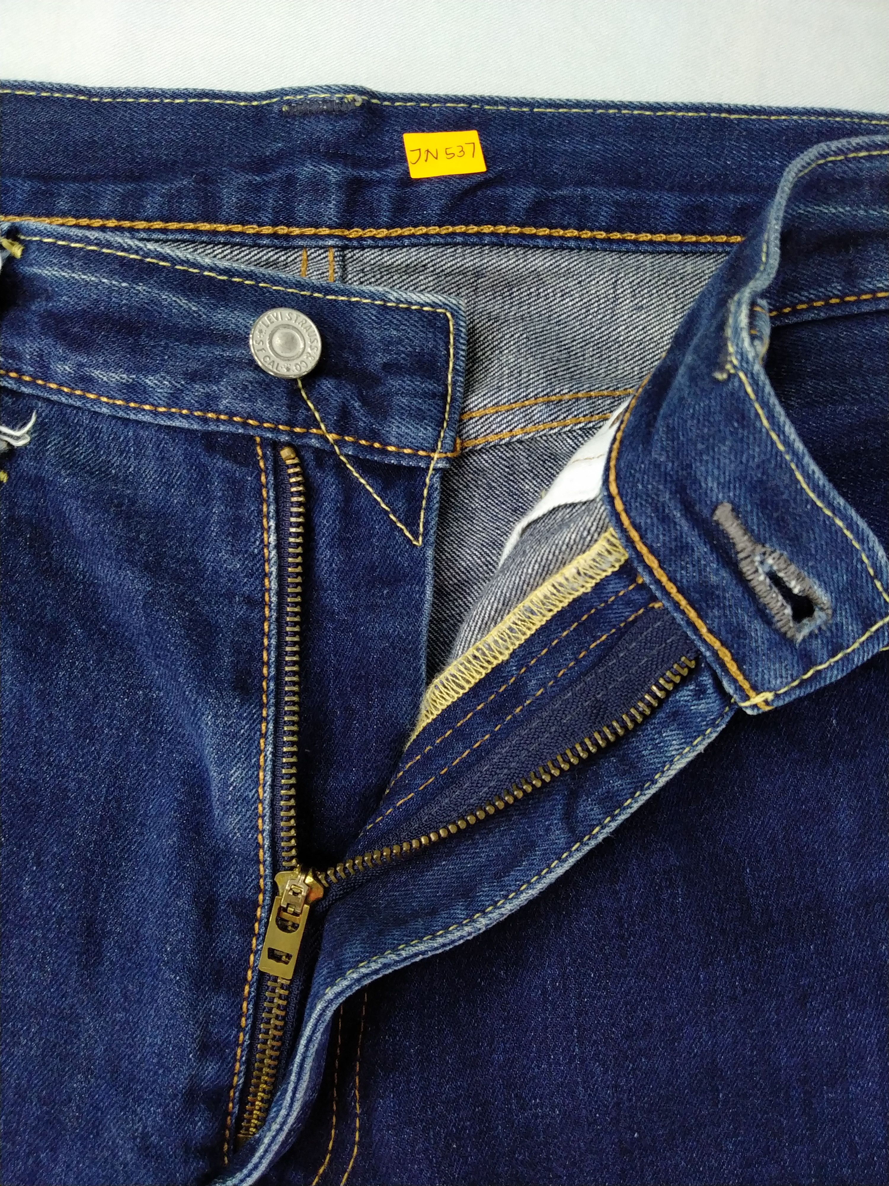Levi's Dark Blue Levi's 505 Denim 37x24.5 -JN537 Size US 37 - 6 Thumbnail