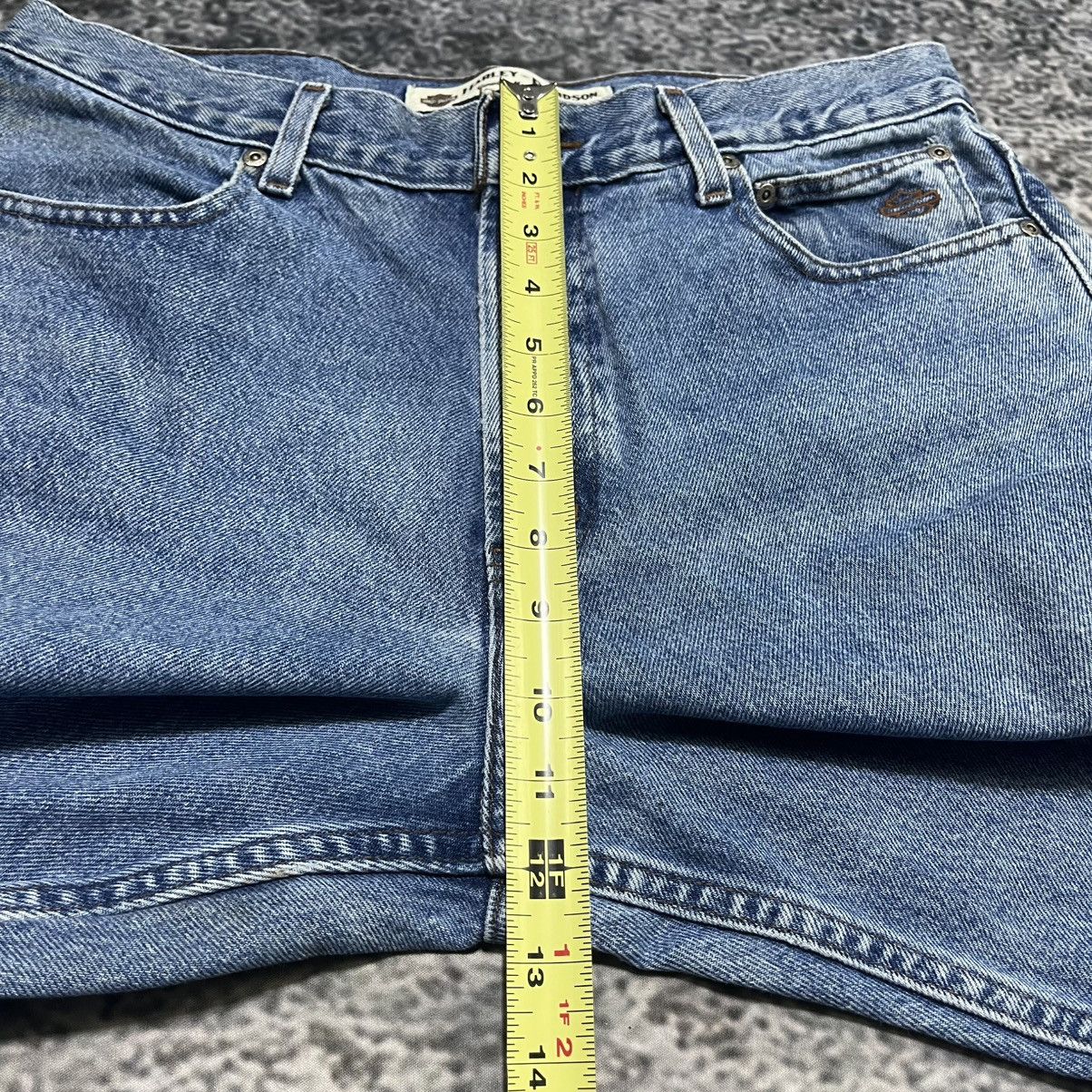 Harley Davidson Vintage 90s Harley Davidson Blue Denim Jeans 34x30 Size US 34 / EU 50 - 12 Thumbnail