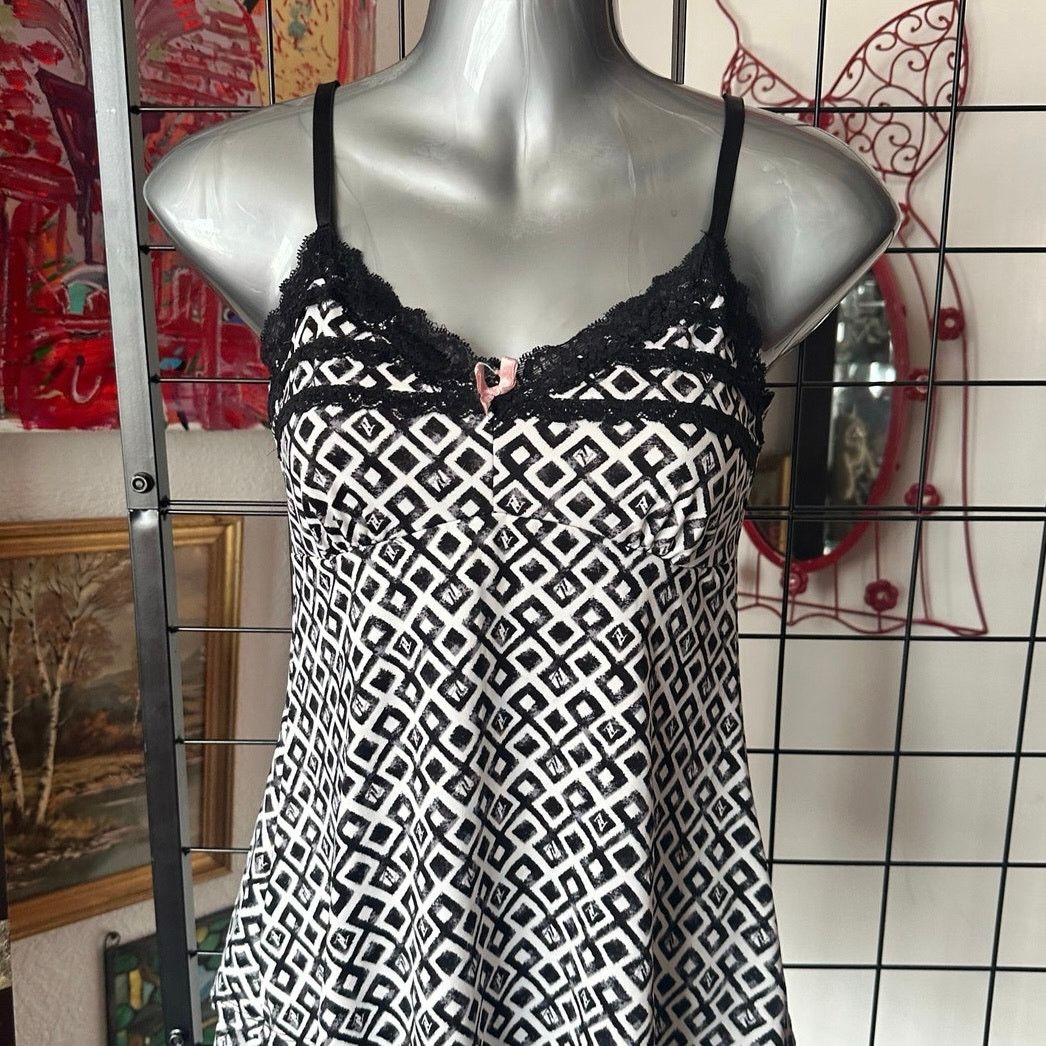 Other adrienne vittadini black white pajama sleepwear set shorts Size ONE SIZE - 2 Thumbnail