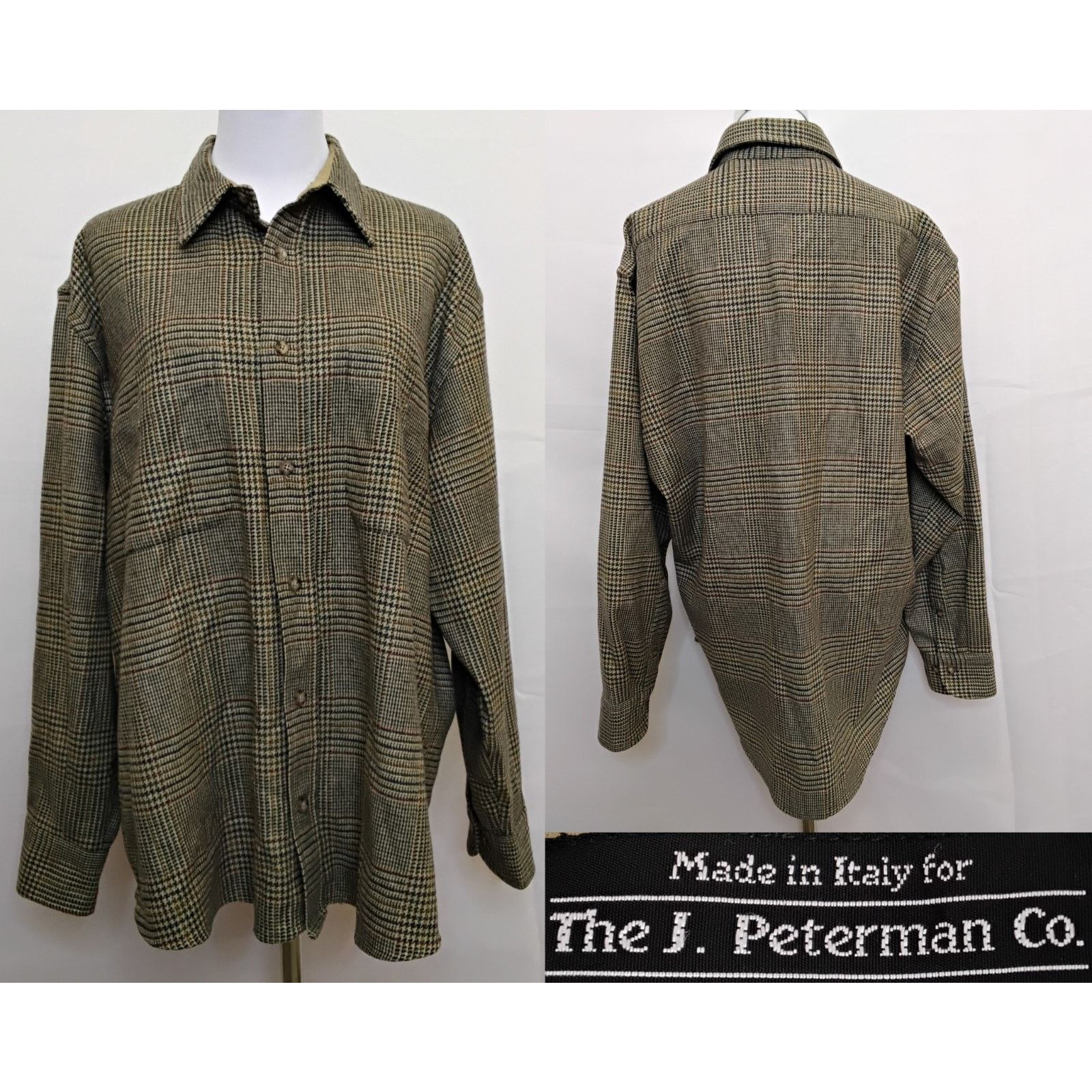 Other The J. Peterman Co. Lambswool Button Up Shirt Women L Brown Size L / US 10 / IT 46 - 1 Thumbnail