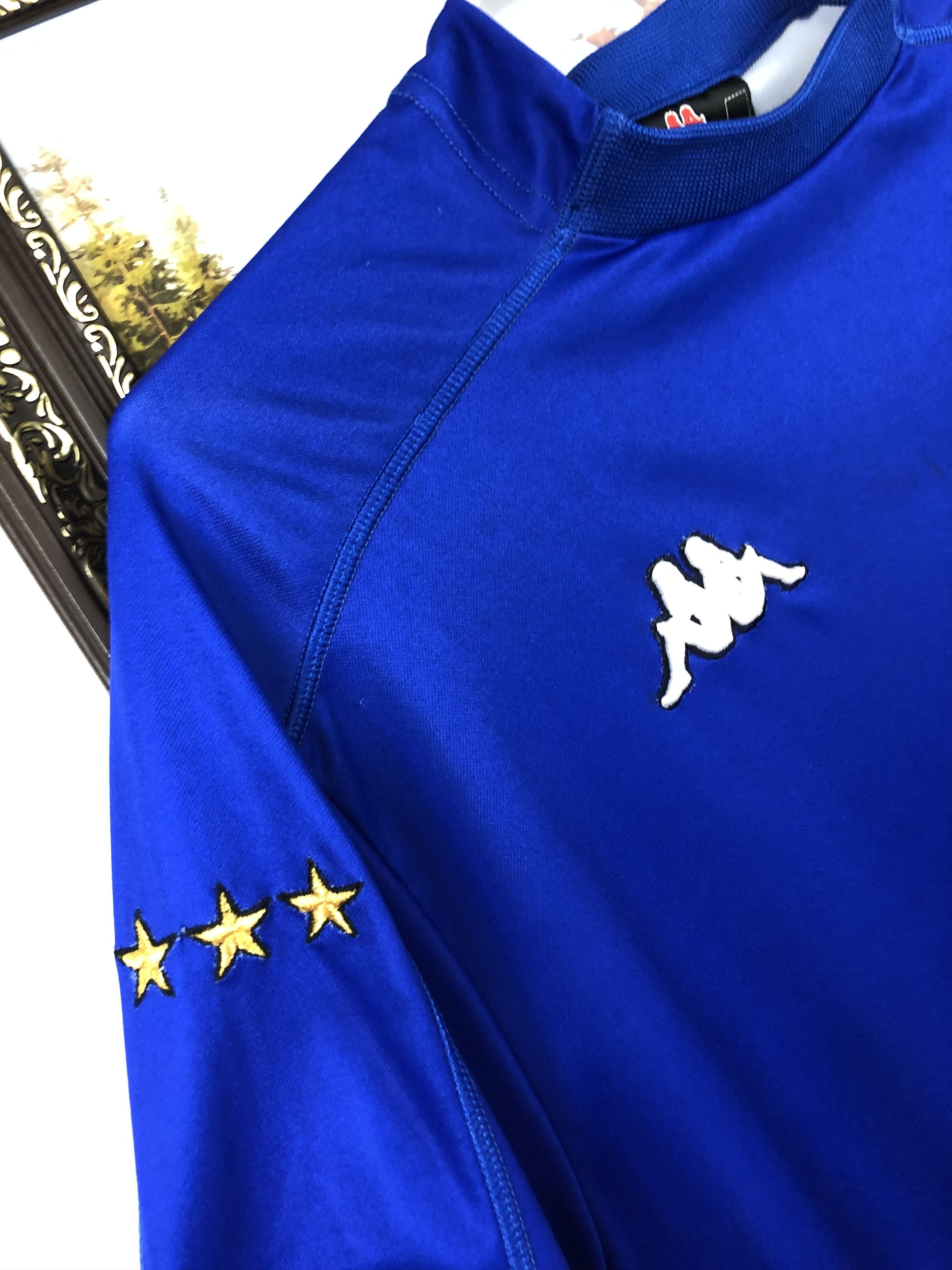Kappa Italy shirt 1999 Maglia Soccer Long Sleeve Kappa Jersey Size US XL / EU 56 / 4 - 6 Thumbnail