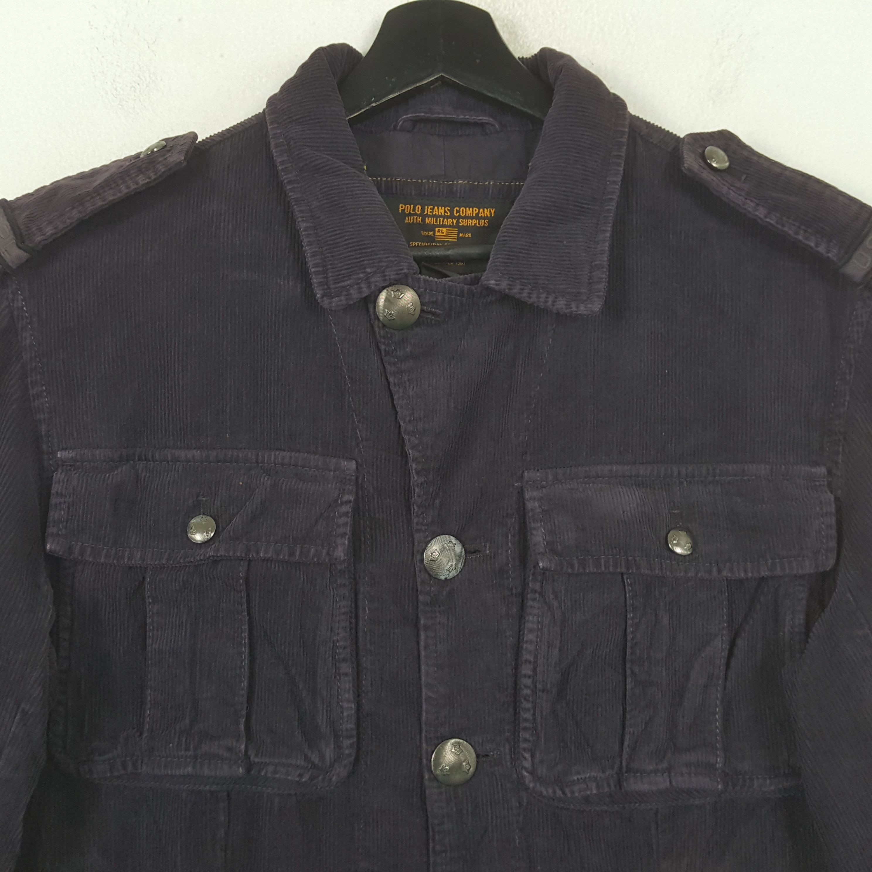 Vintage Polo Jeans Company Nice Design Jacket RR7 Size US S / EU 44-46 / 1 - 2 Thumbnail