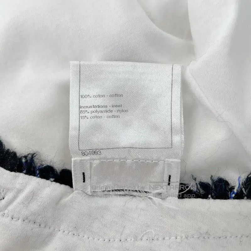Chanel Chanel White Cotton Short Sleeve T-Shirt . Size XS / US 0-2 / IT 36-38 - 8 Thumbnail