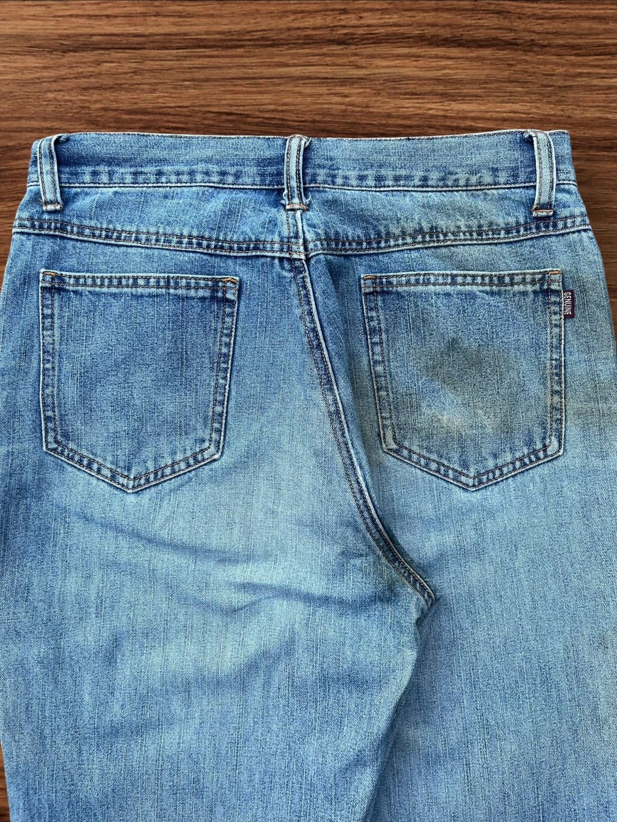 Japanese Brand Vintage Y2K Japanese Brand High Rise Blue Washed Flare Jeans Size 27" / US 4 / IT 40 - 4 Thumbnail