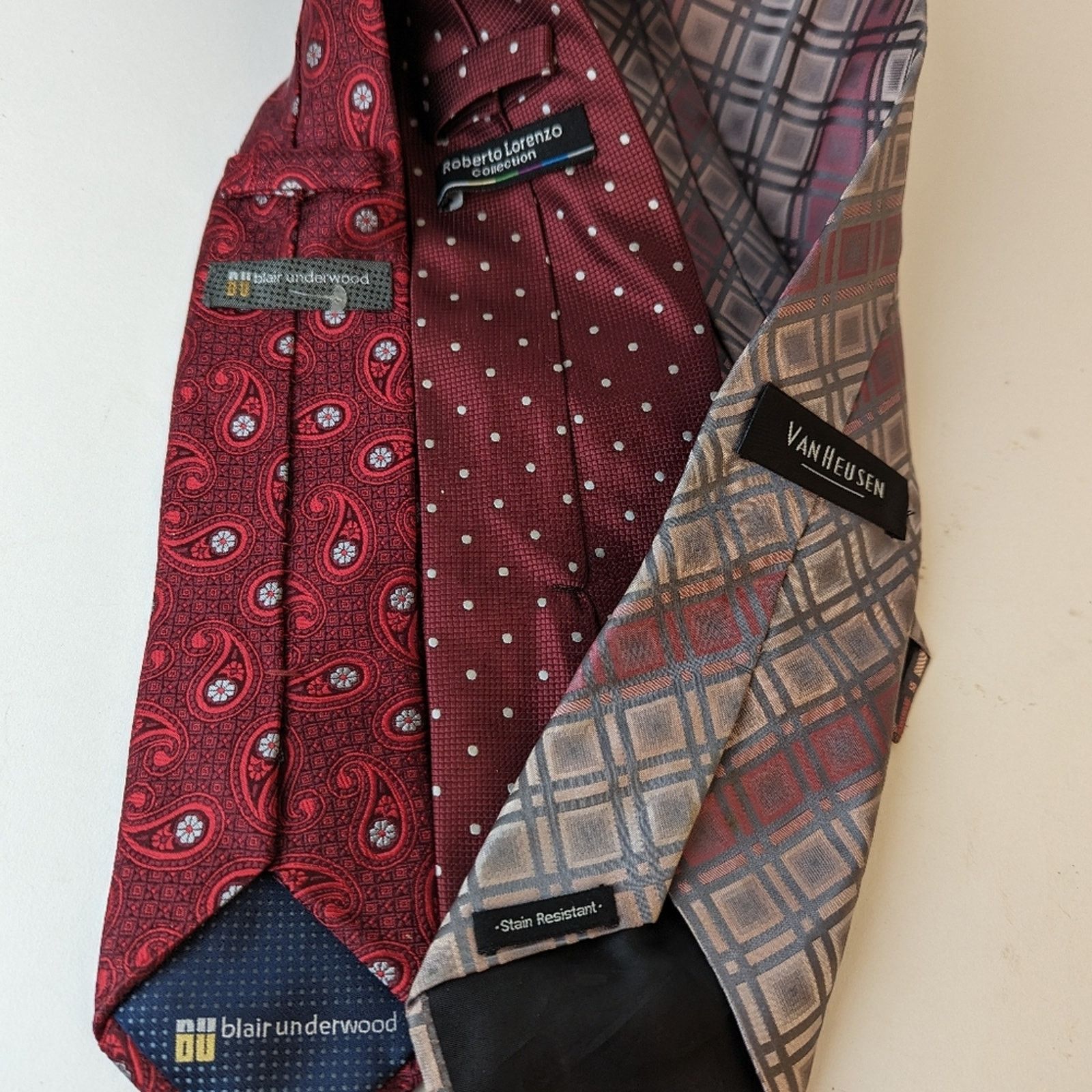 Van Heusen Bundle of Red Ties Size ONE SIZE - 2 Thumbnail