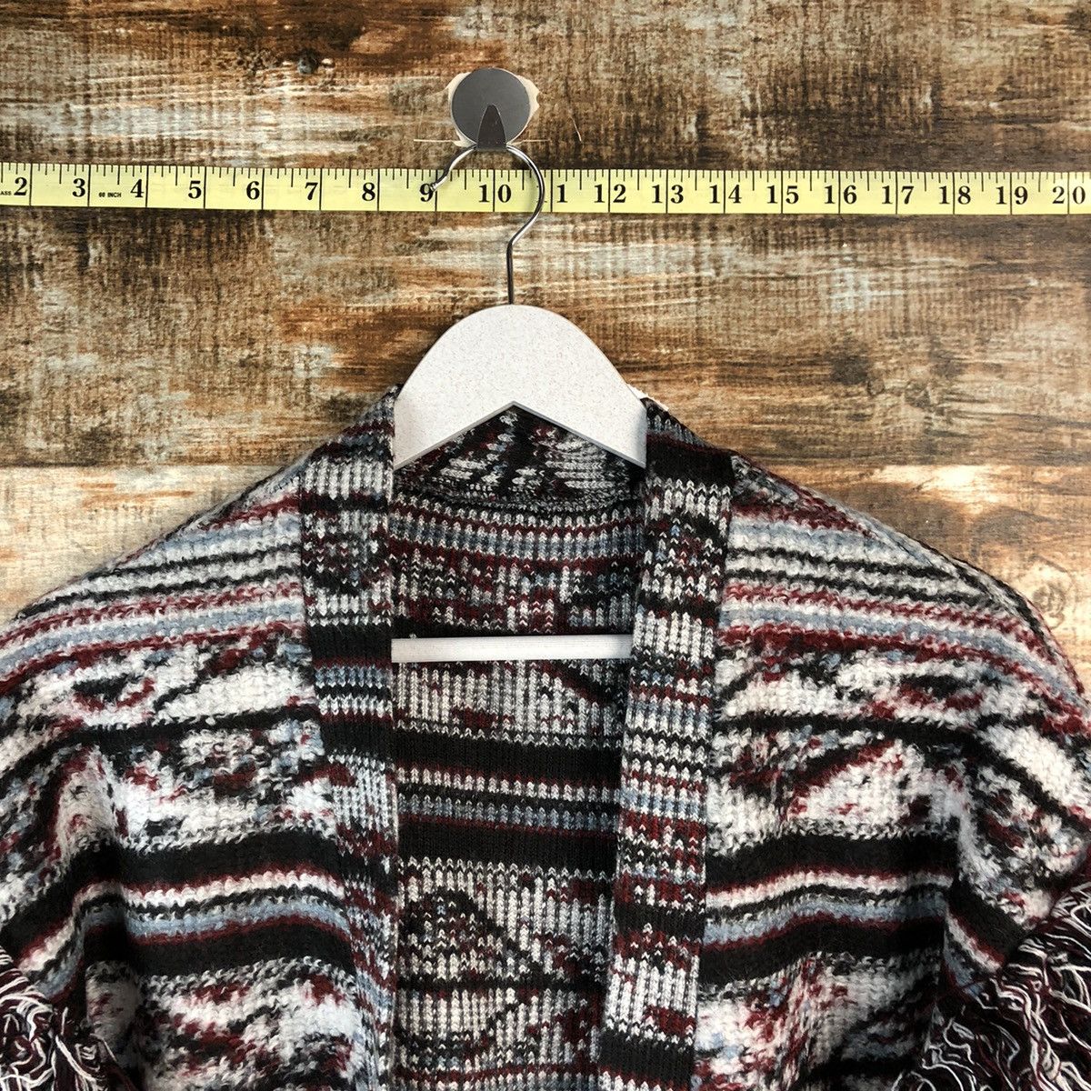 Japanese Brand Japan vintage fur shaggy navajo Cardigan Knitwear #2494 Size US M / EU 48-50 / 2 - 4 Thumbnail