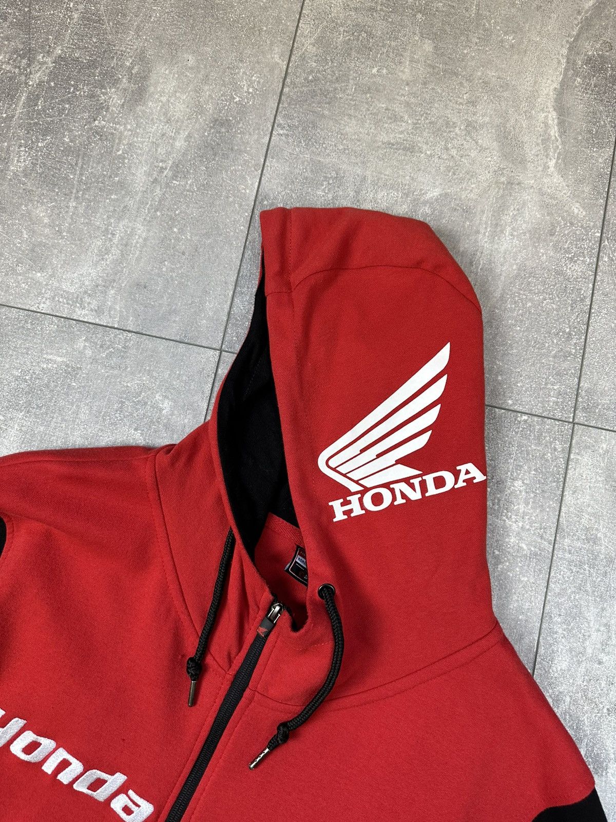 Honda Red/Black Honda Overprint Logo Hoodie Size US XXL / EU 58 / 5 - 5 Thumbnail