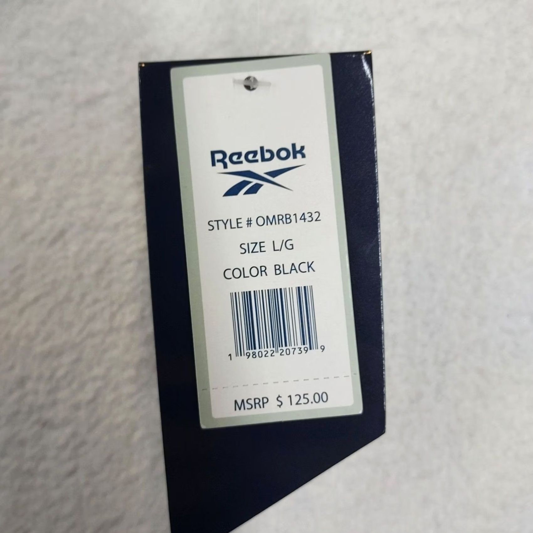 Reebok Reebok Men’s Black Full Zip Jacket Windbreaker Lightweight Casual Size Large Size US L / EU 52-54 / 3 - 7 Thumbnail