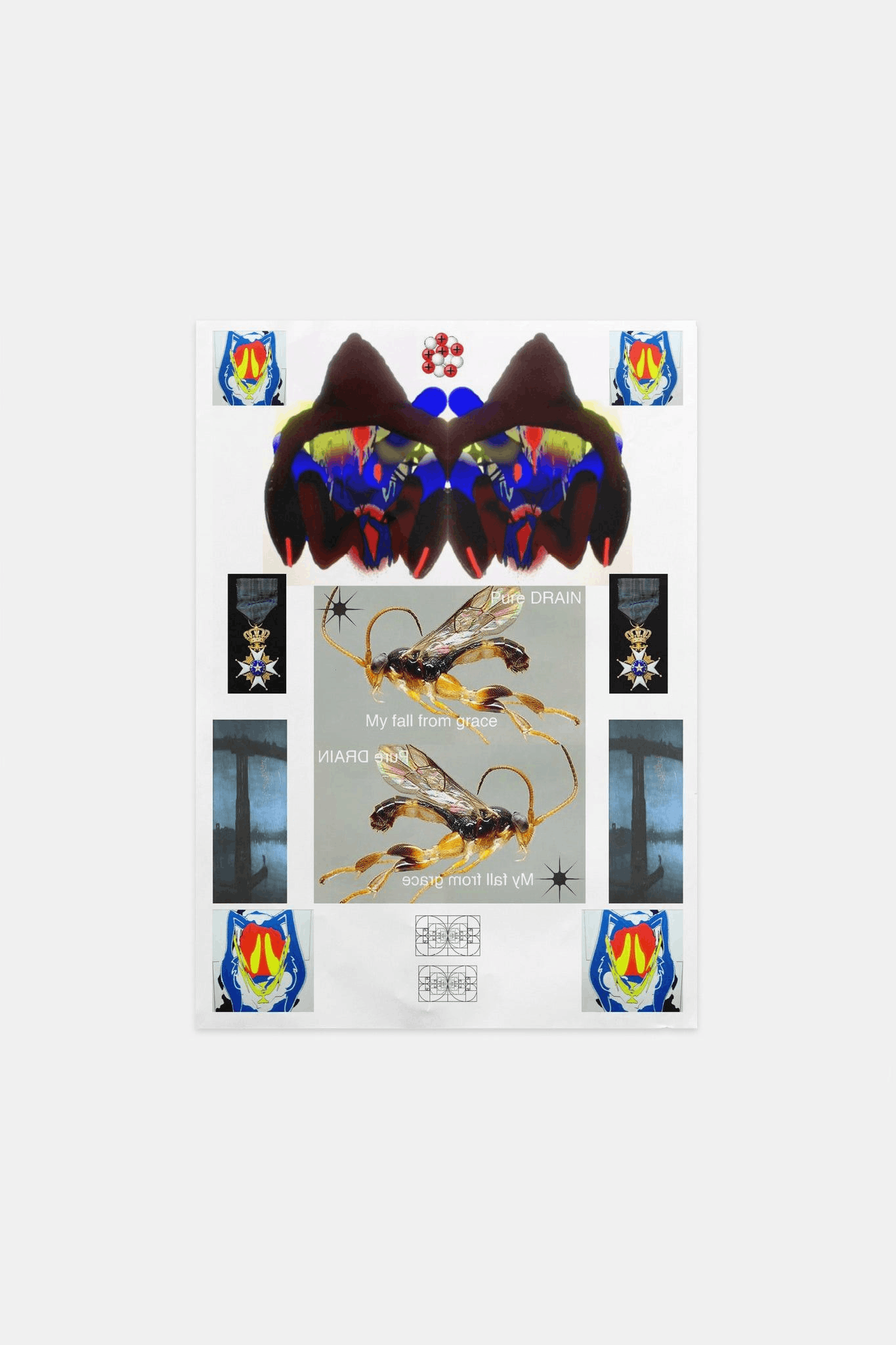 Drain Gang × Sad Boys RARE Bladee "My Fall From Grace" A2 Poster [23/50] Size ONE SIZE - 1 Thumbnail