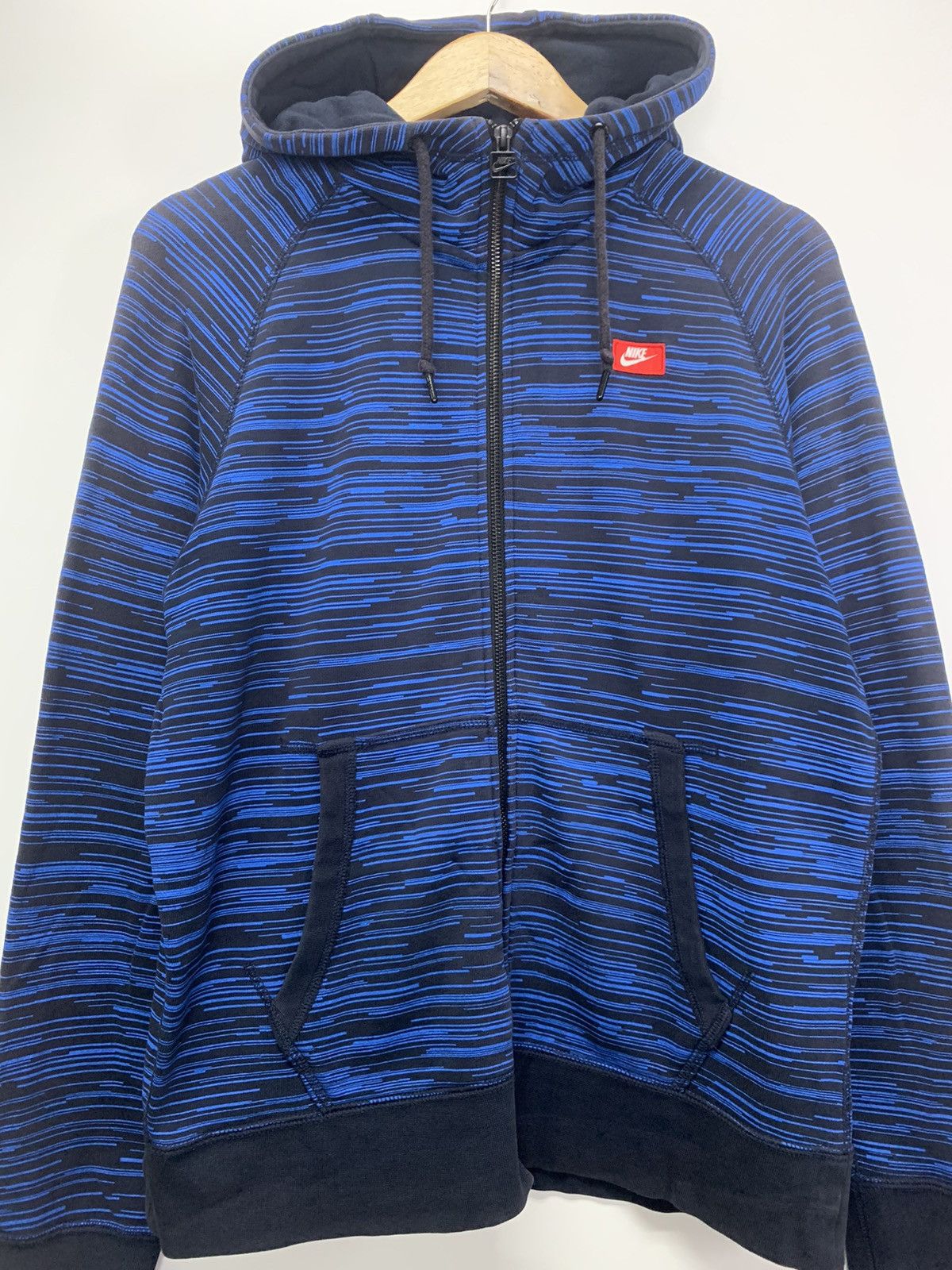 Nike × Vintage Nike zip up Hoodie Size US L / EU 52-54 / 3 - 2 Thumbnail