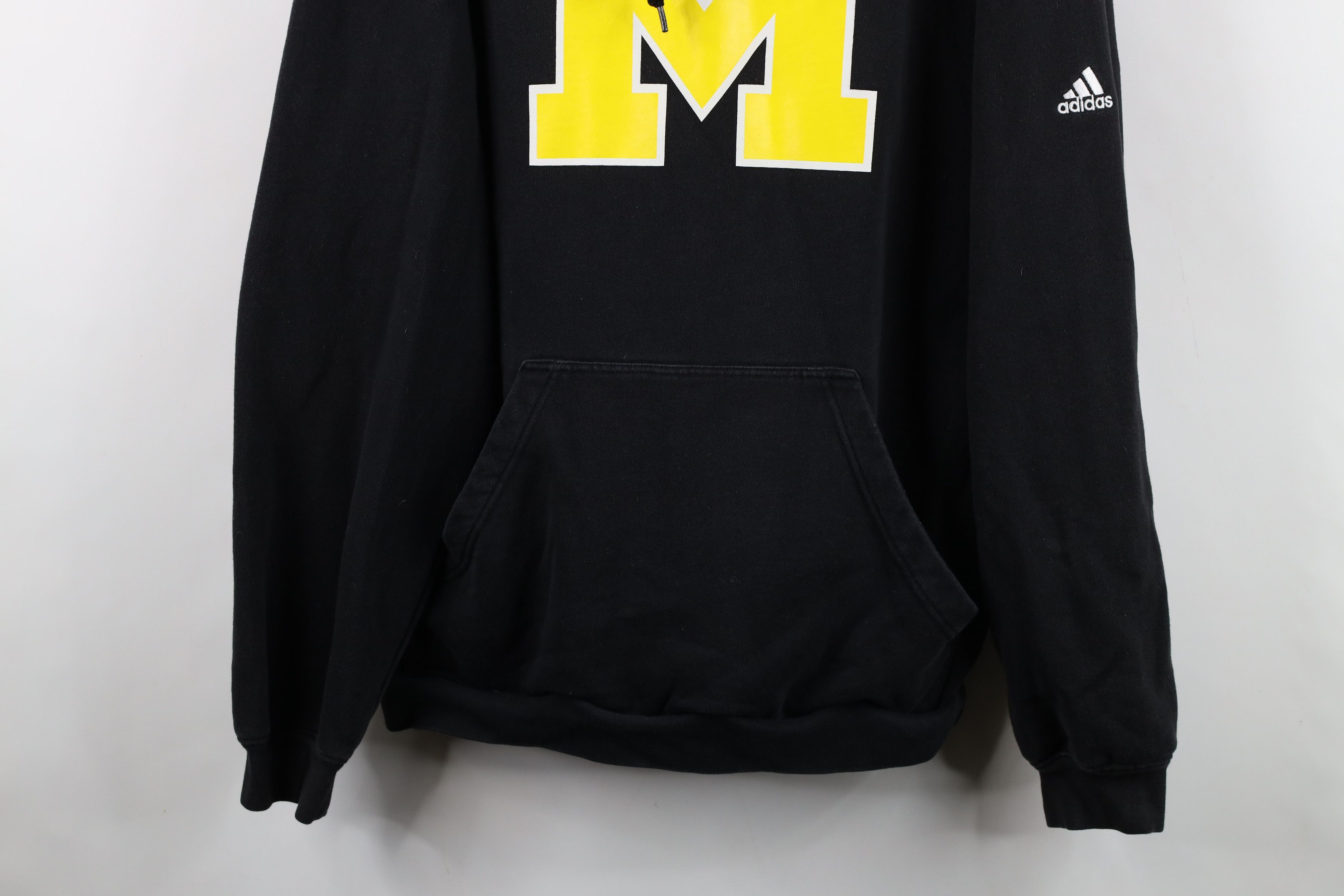 Adidas Vintage Y2K Adidas University of Michigan Football Hoodie Size US M / EU 48-50 / 2 - 3 Thumbnail