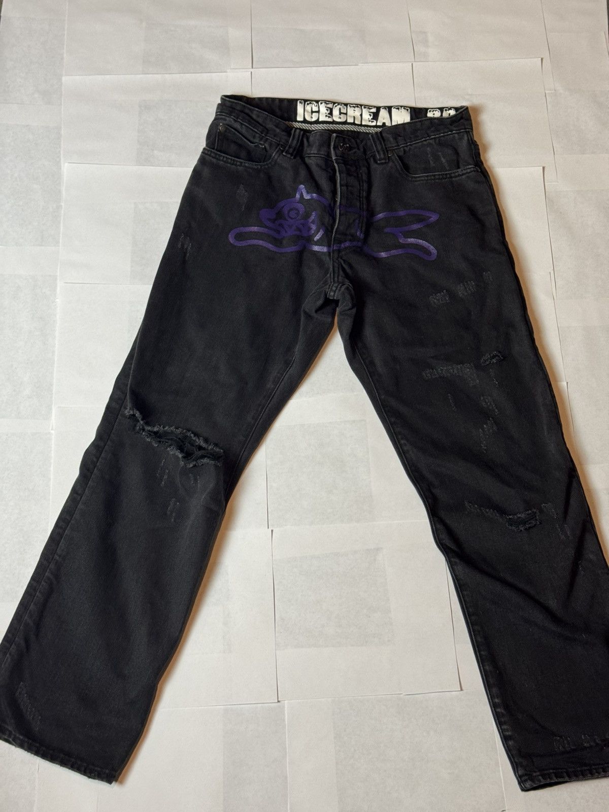 Icecream Icecream Denim *Purple Dog* Size US 30 / EU 46 - 1 Thumbnail