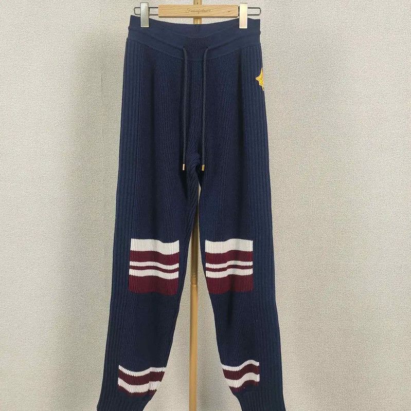 Louis Vuitton Louis Vuitton XS Navy Casual Pants 0089 Size 22" - 1 Thumbnail