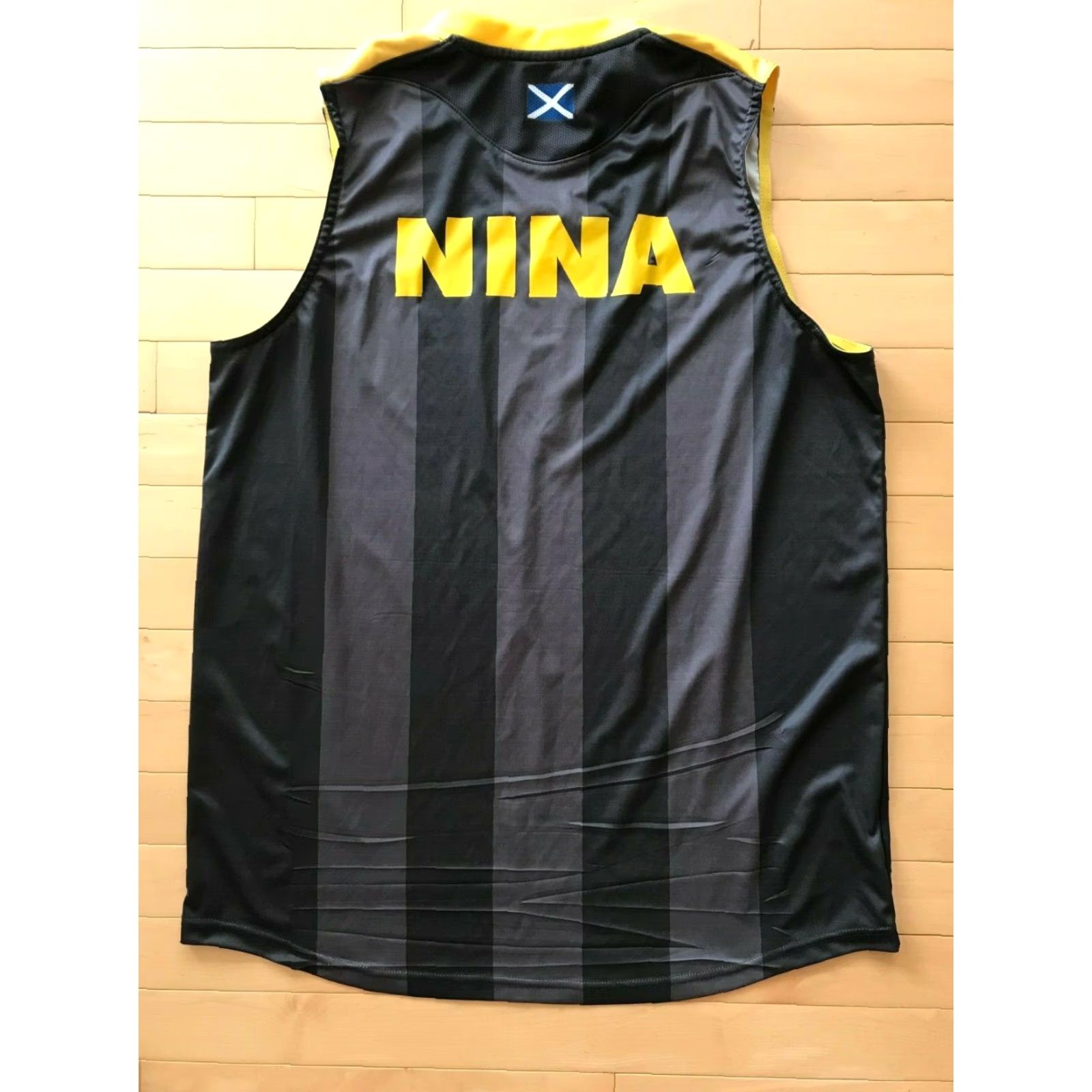 Vintage Basketball Canarias Club Cantera Base 1939 Mens Vest Top Sz M NINA Shirt Sleeveless White 90s Mens Size 40R - 2 Thumbnail