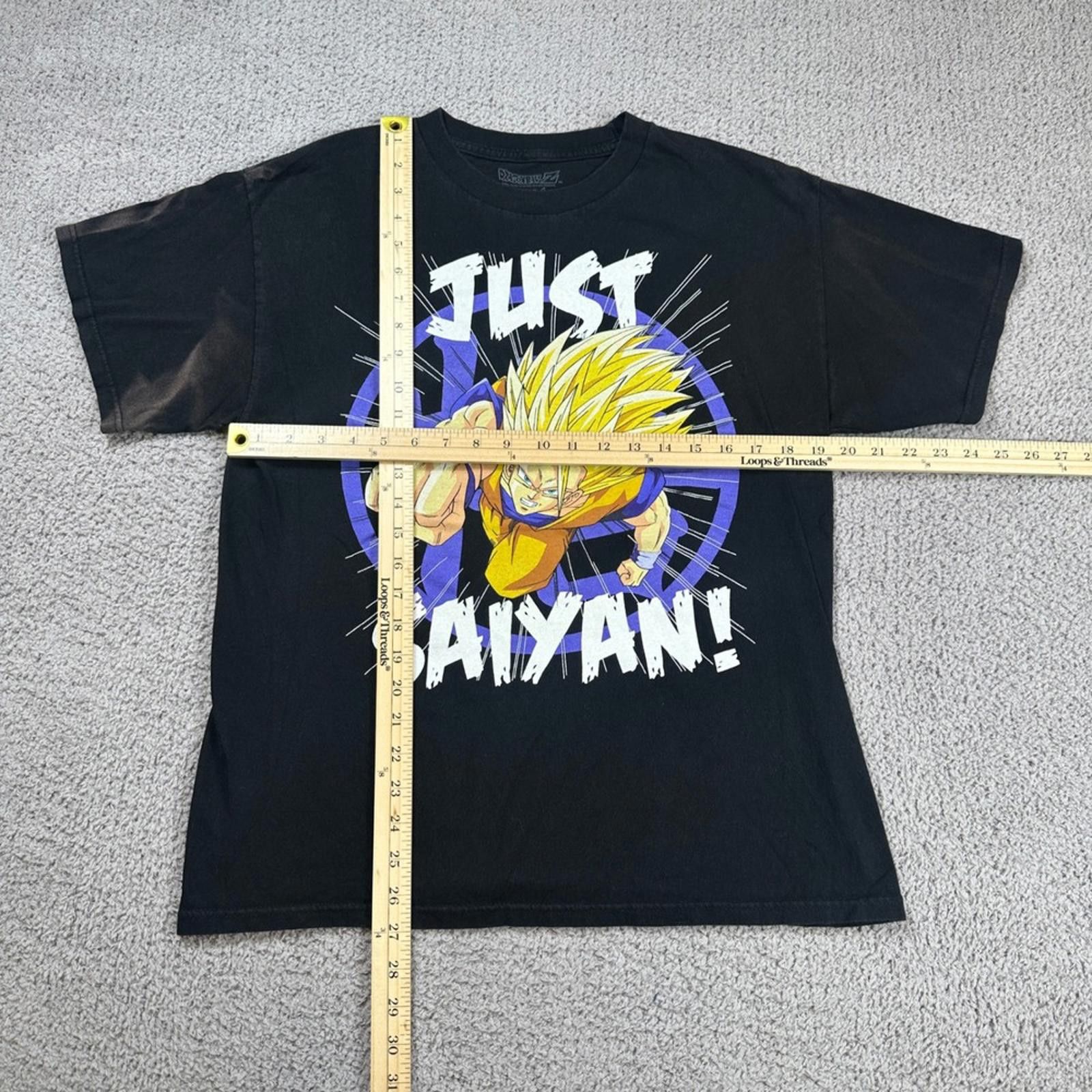 Ripple Junction Dragon Ball Z Goku Gohan Just Saiyan T Shirt Black Mens L Size US L / EU 52-54 / 3 - 2 Thumbnail