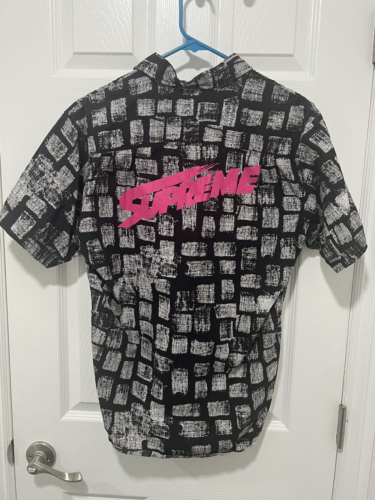 Supreme Supreme 2014 Block Print Shirt (M) Size US M / EU 48-50 / 2 - 2 Thumbnail