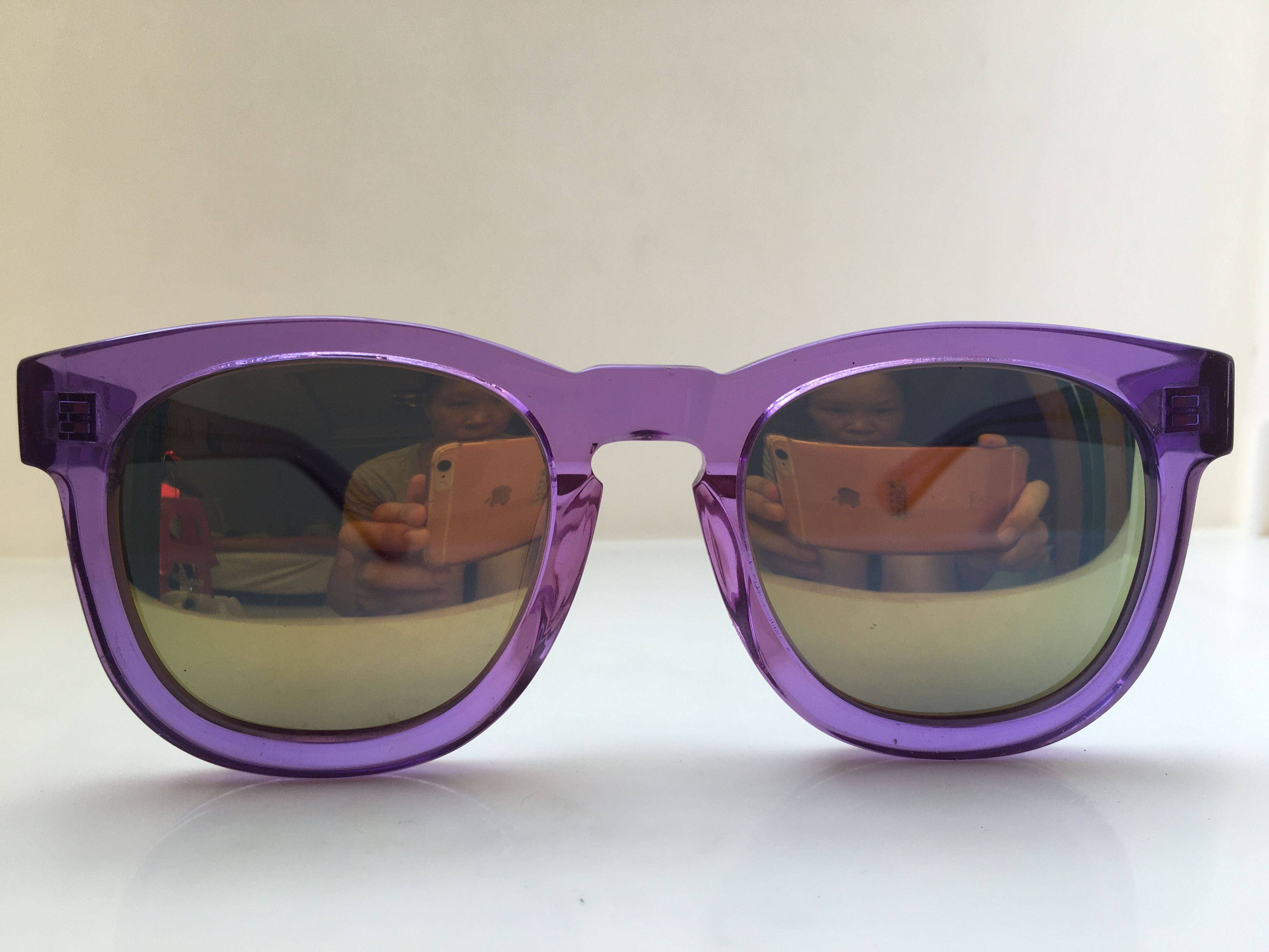 Wildfox Classic Fox Clear Purple Blue Sunglasses Frame - Main Image
