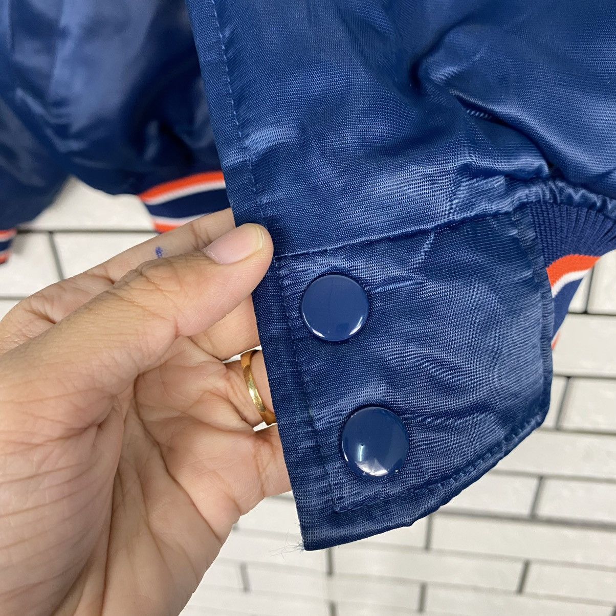 Starter 🔥VINTAGE SATIN BOMBER JACKET MLB NEW YORK STARTER BIG LOGO Size US M / EU 48-50 / 2 - 19 Thumbnail