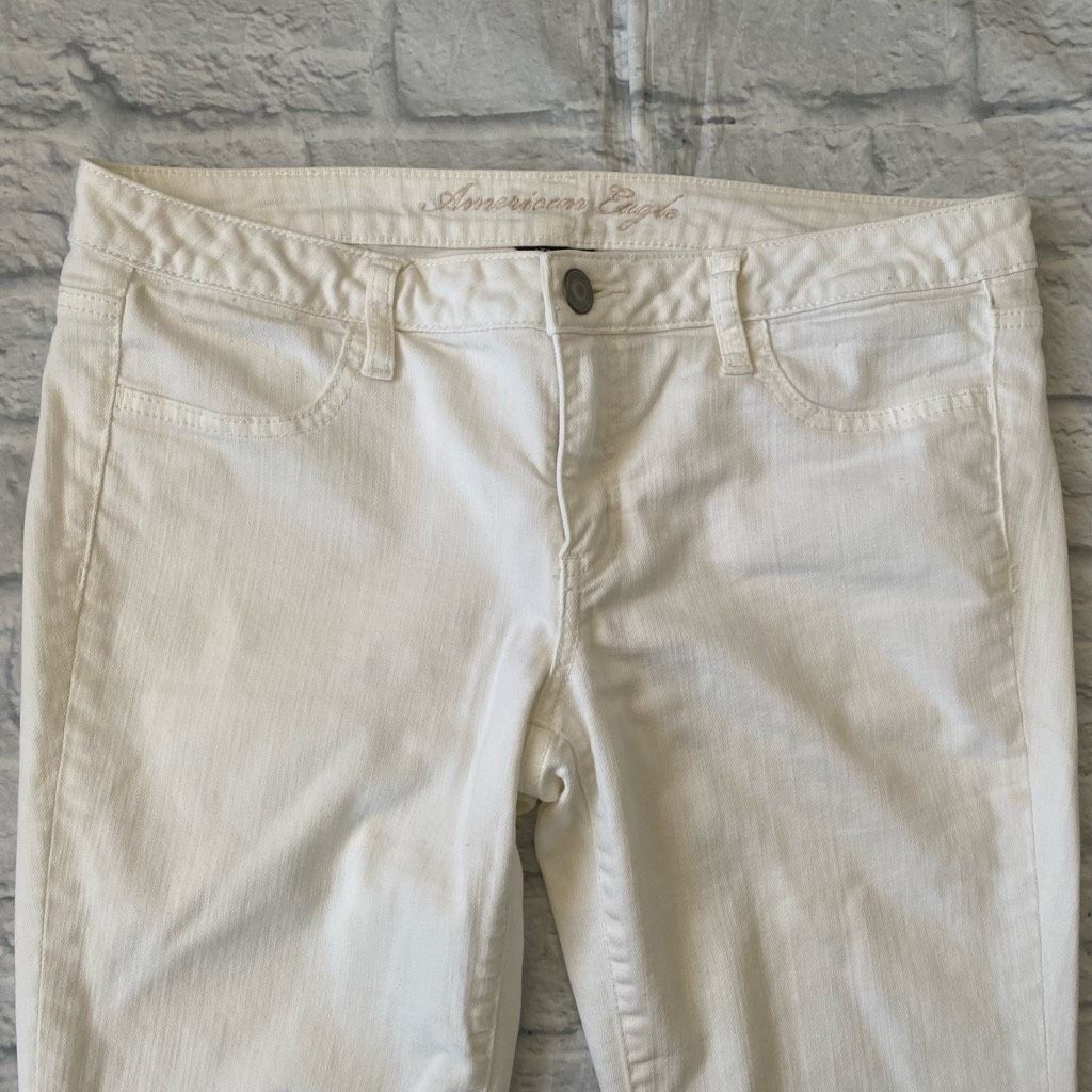 American Eagle Outfitters American Eagle stretch women 12 cotton blend jegging jeans w Size 34" / US 12 / IT 48 - 6 Thumbnail